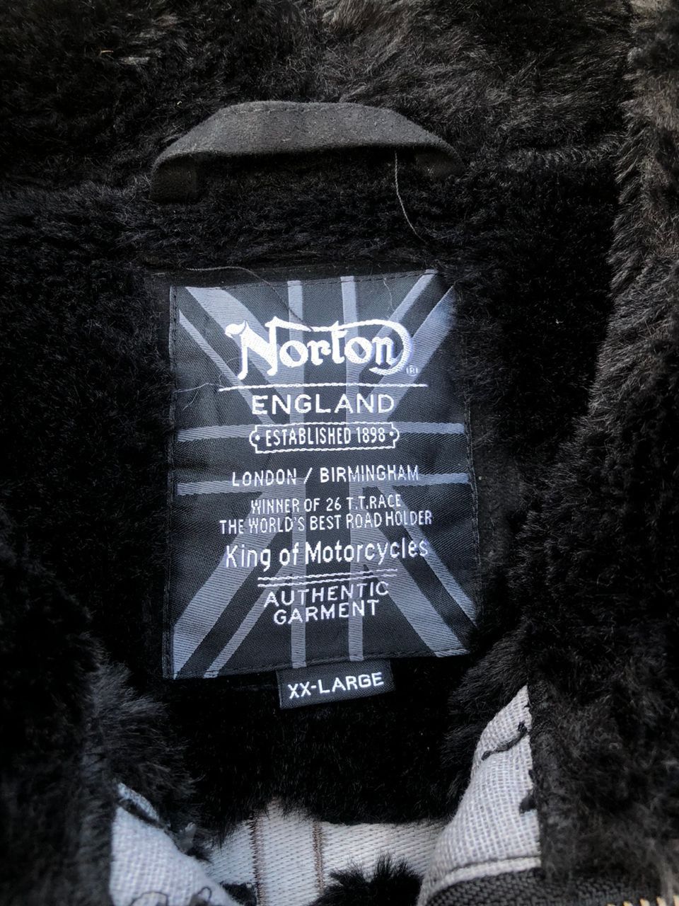 Norton Vintage Norton England Shearling Suede Jacket Fur Size US L / EU 52-54 / 3 - 4 Thumbnail