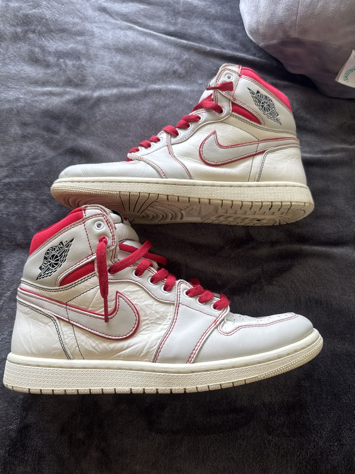 Jordan Brand Jordan 1 High Phantom Red Size US 10 / EU 43 - 4 Thumbnail