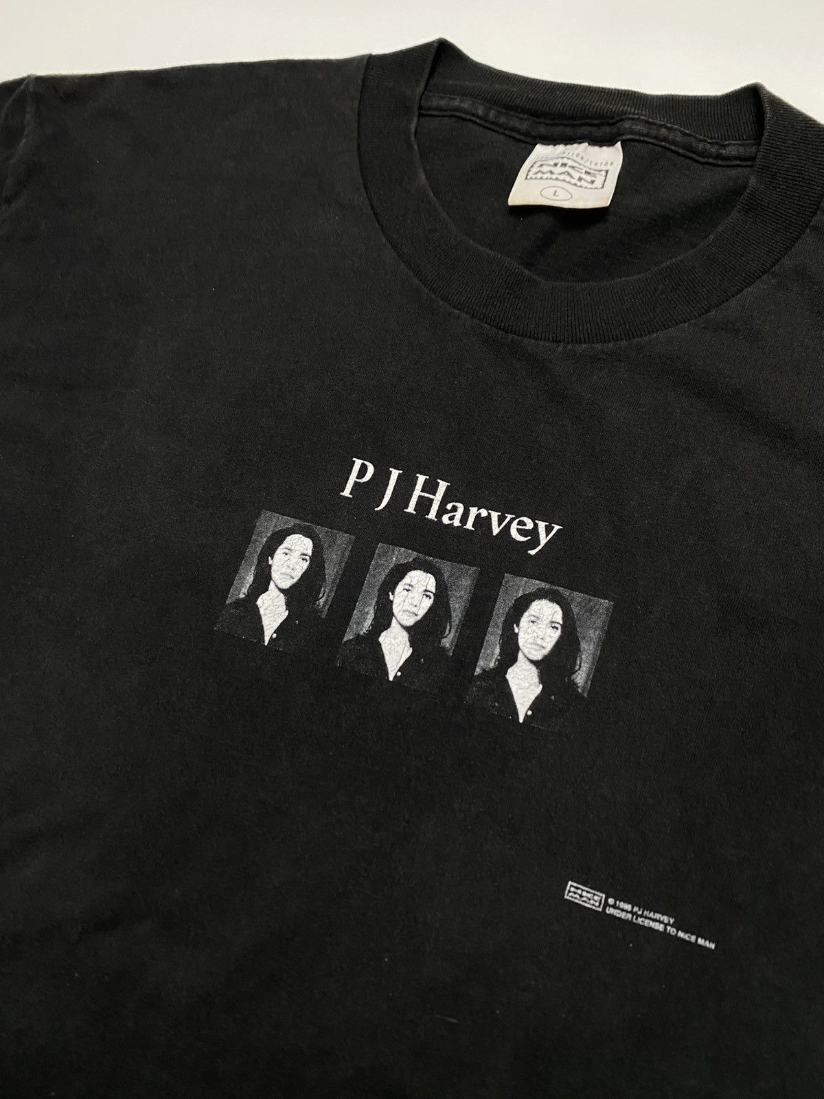 Band Tees Vintage 90s Pj Harvey OG tee by nice man Size US XL / EU 56 / 4 - 1 Thumbnail