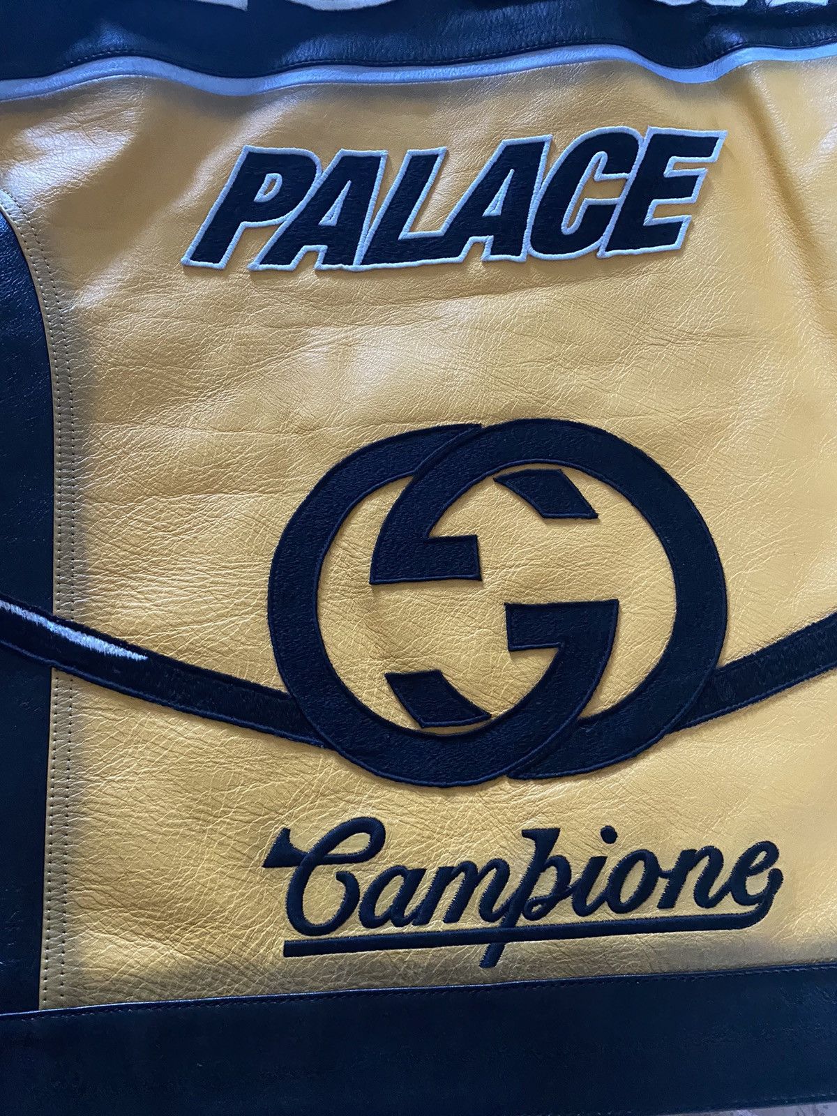 Gucci × Palace Gucci x Palace leather jacket Size US M / EU 48-50 / 2 - 10 Thumbnail