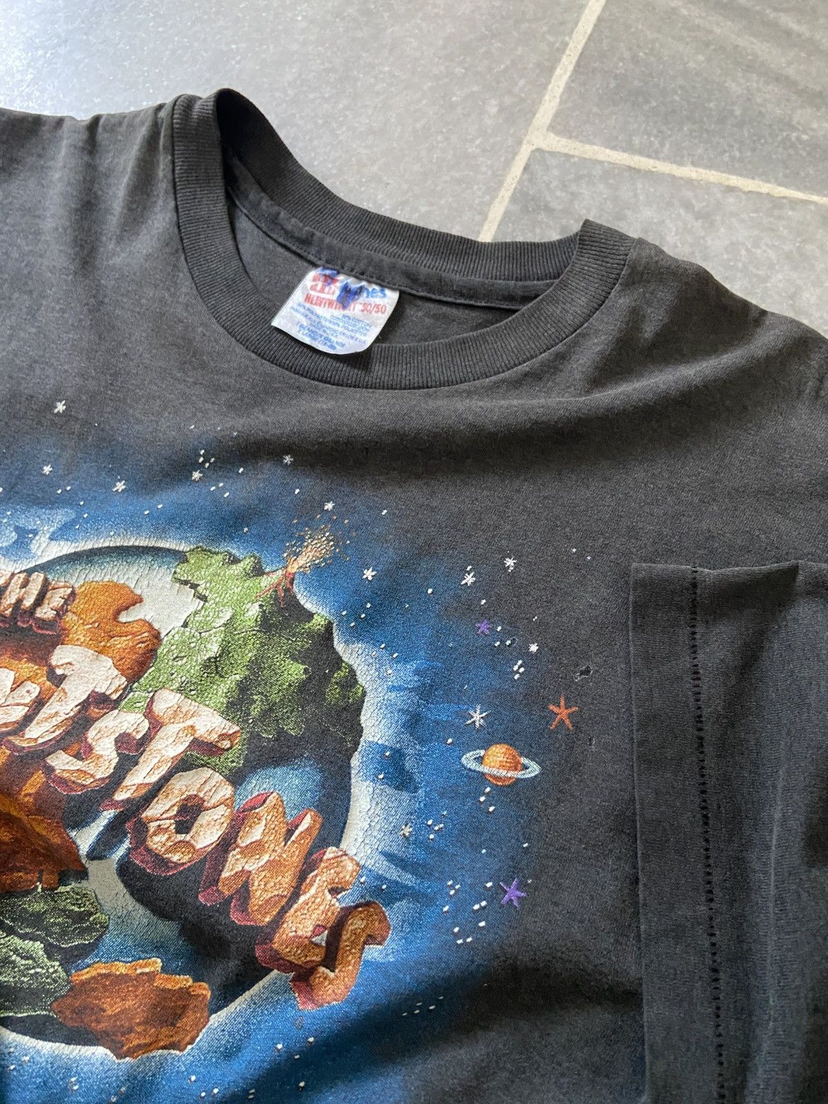 Cartoon Network Hanes 90s T Shirt The Flintstones Single Stich Tee Size US M / EU 48-50 / 2 - 5 Thumbnail
