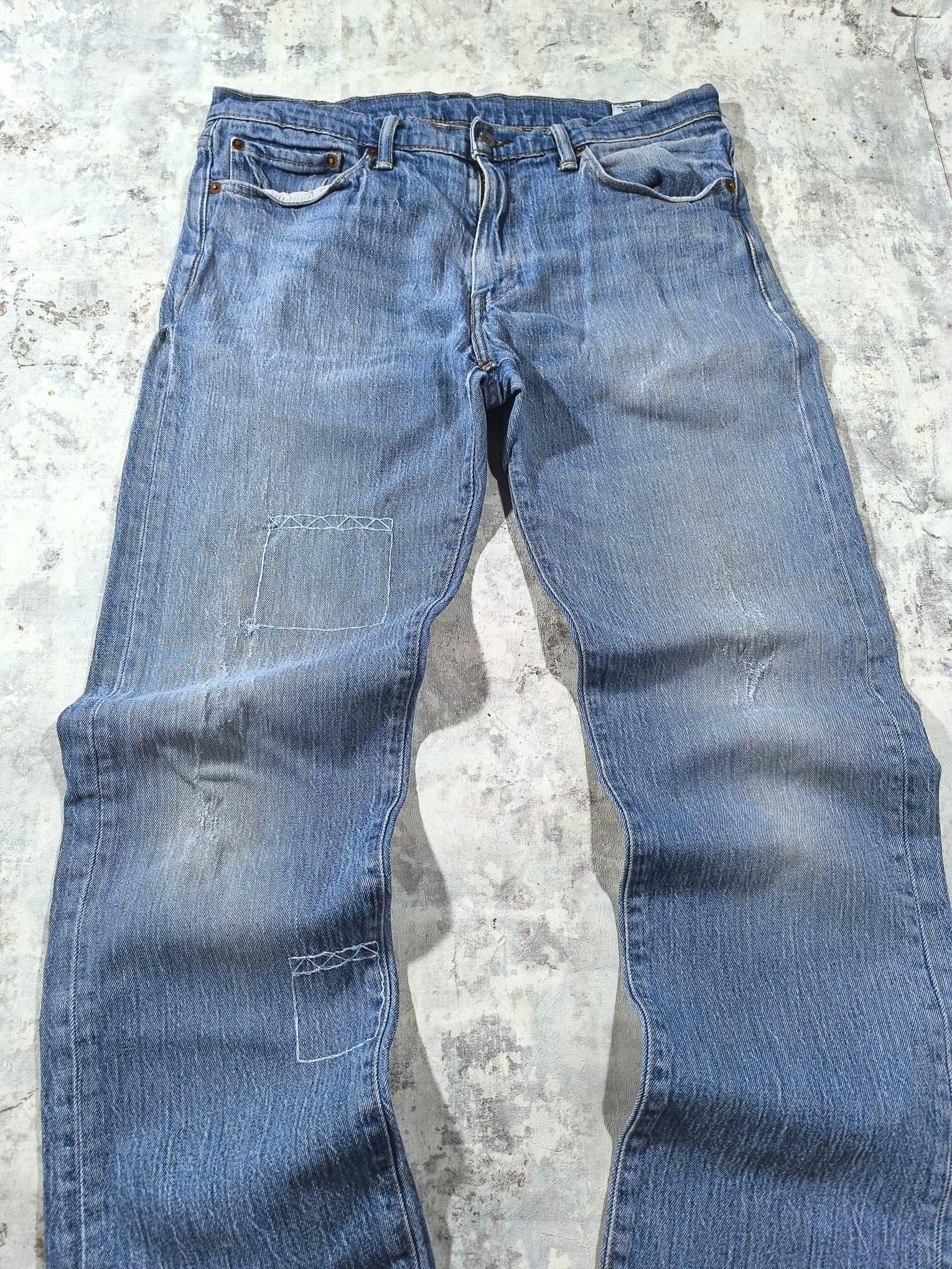 Levi's Vintage Distressed Levis 504 White Oak Cone Denim Size US 35 - 5 Thumbnail