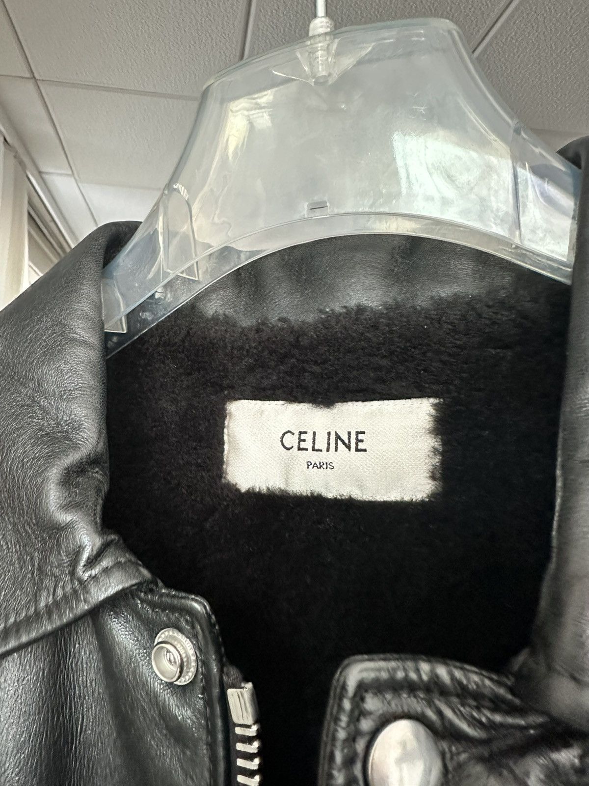 Celine Celine Aviator Jacket lambskin by Hedi Slimane Size US M / EU 48-50 / 2 - 6 Thumbnail