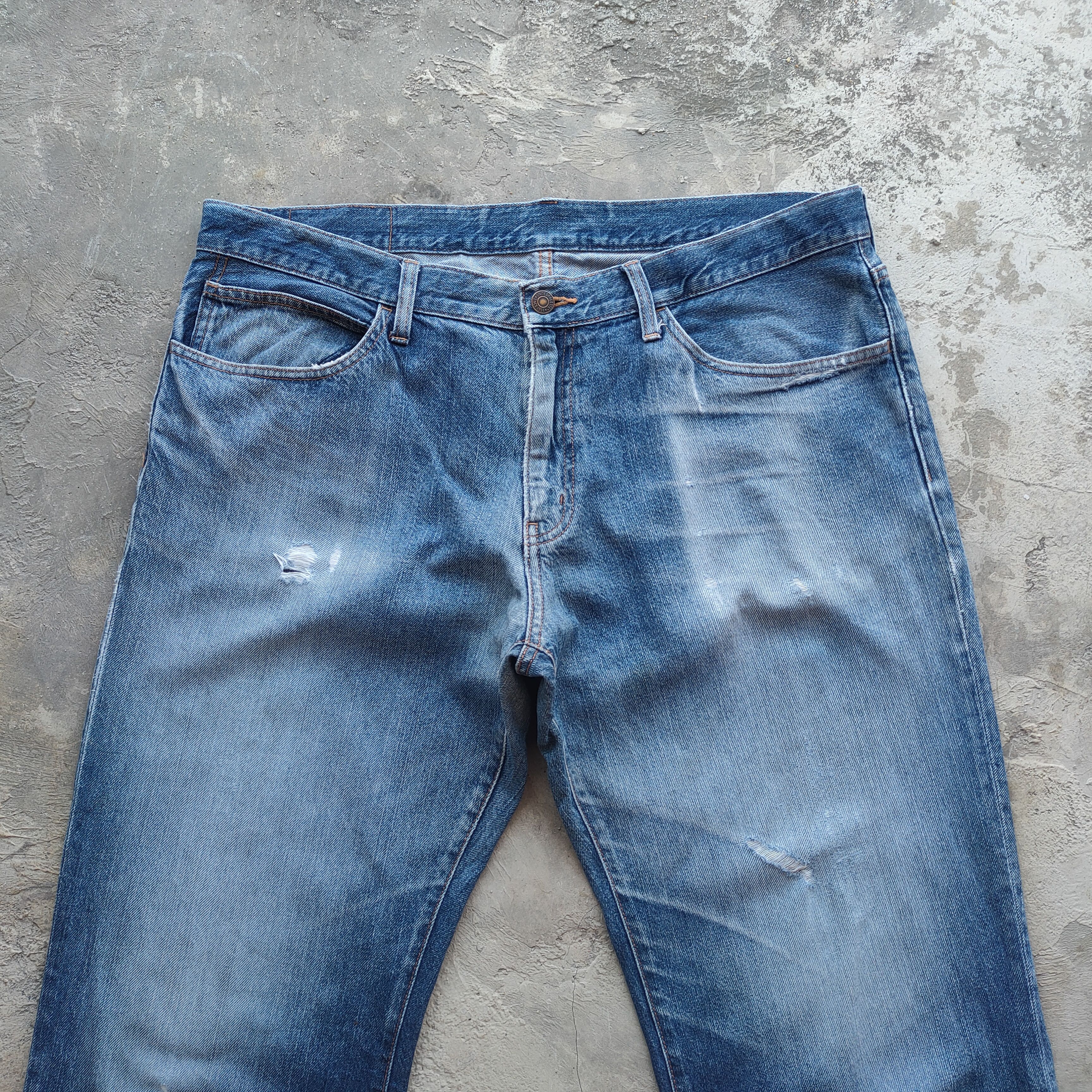Japanese Brand W38 VINTAGE JAPANESE FADED DISTRESSED JEANS PANTS Size US 38 / EU 54 - 2 Thumbnail