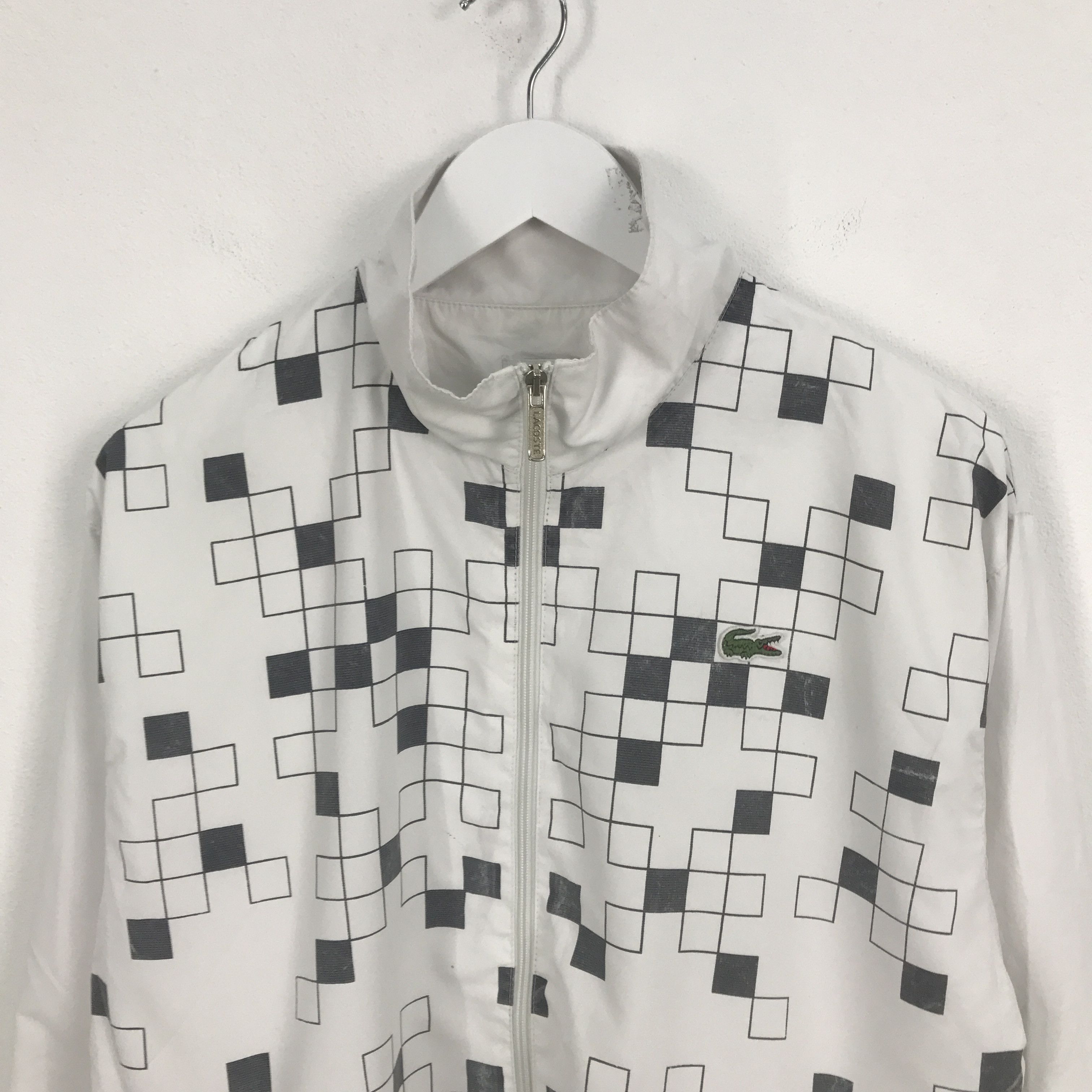 Lacoste Rare Lacoste Windbreaker Jacket Size US L / EU 52-54 / 3 - 2 Thumbnail