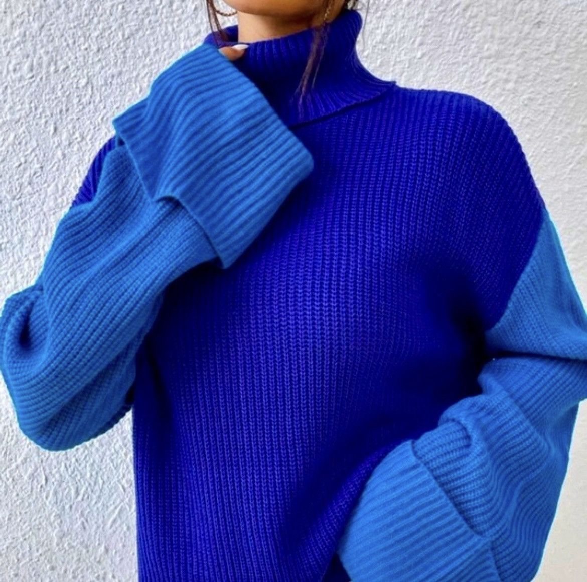 Designer × Other NWT, Lavishly Paris Women’s Turtleneck Rib Knit Sweater. Size S / US 4 / IT 40 - 7 Thumbnail