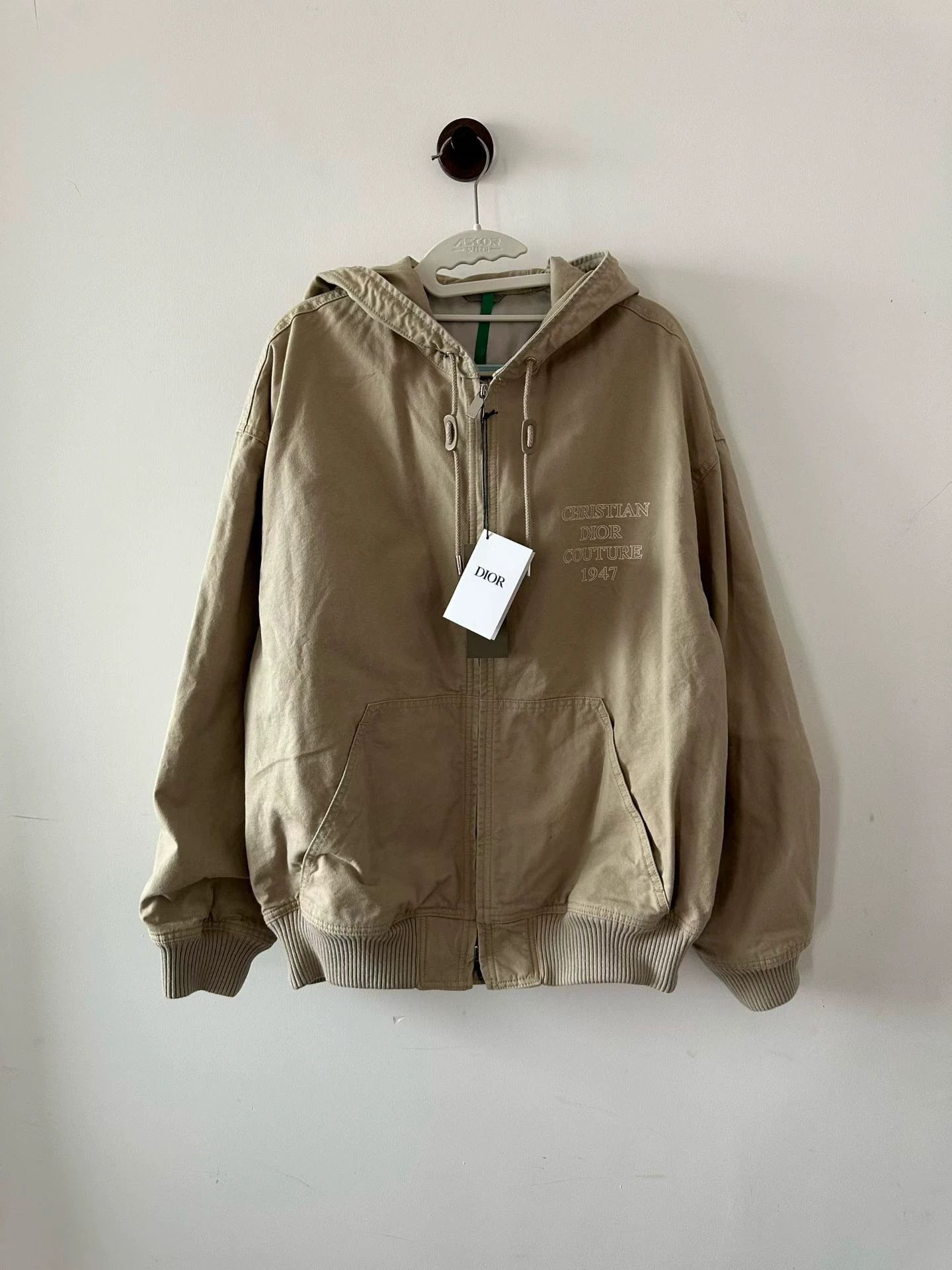 Dior Dior khaki hooded jacket 48 Size US M / EU 48-50 / 2 - 1 Thumbnail