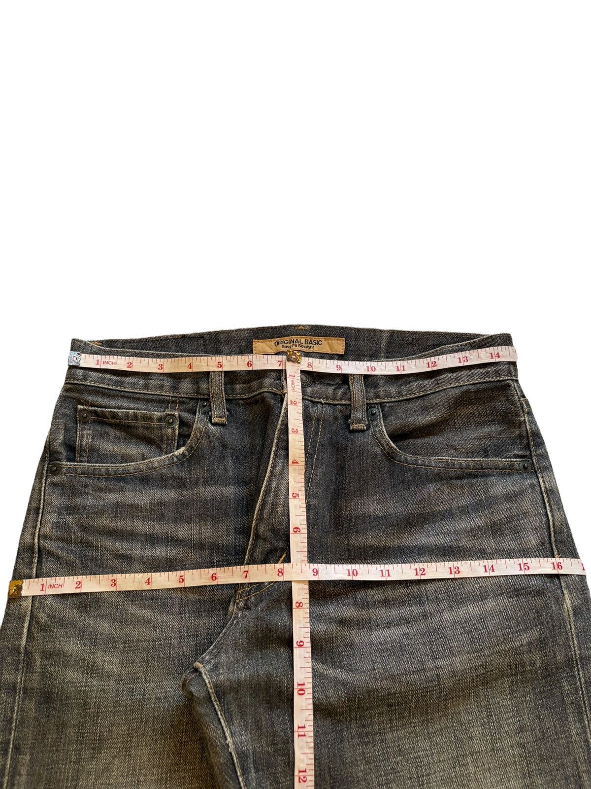 Uniqlo Vintage Uniqlo Rusty Mud Wash Distressed Loose Jeans Size US 29 - 12 Thumbnail
