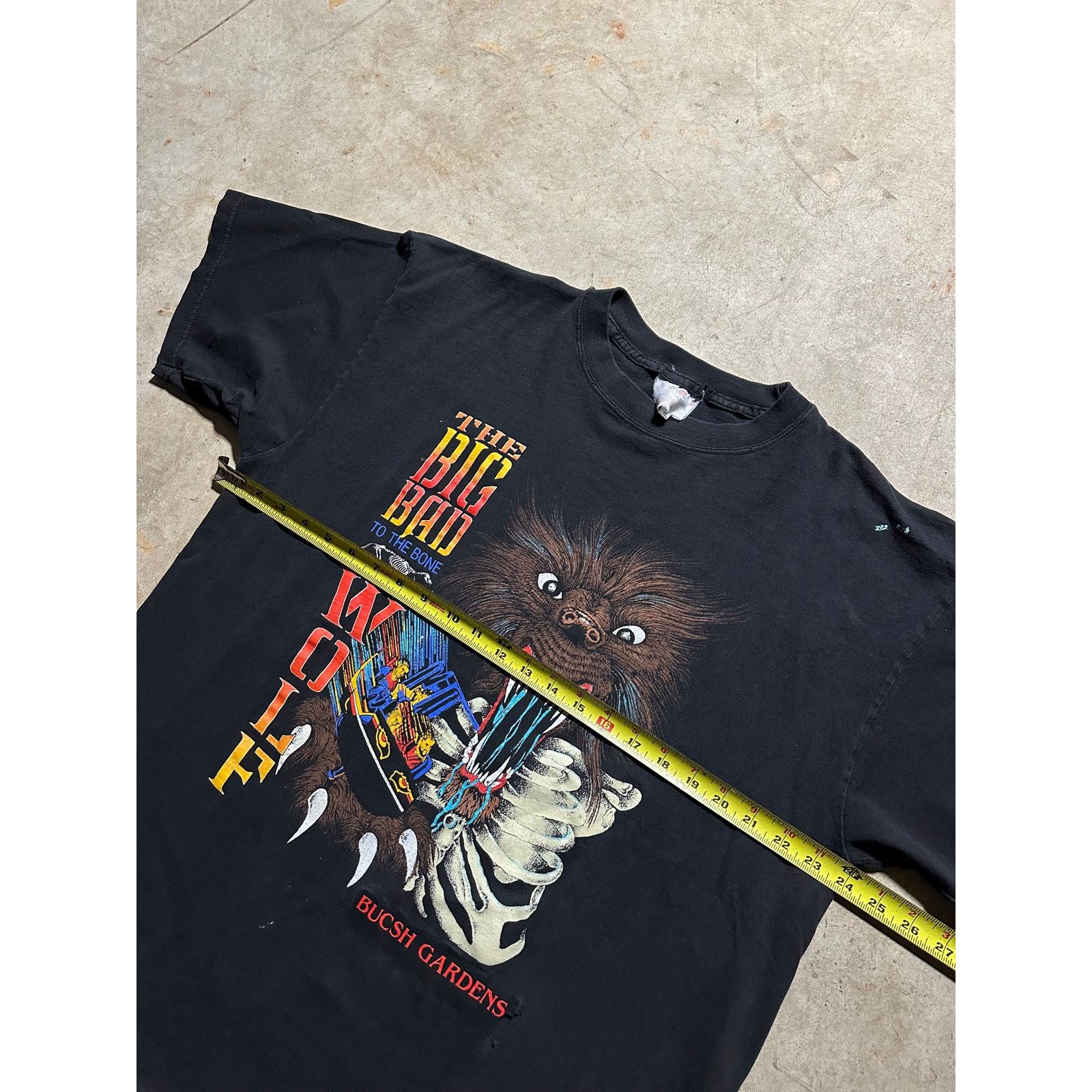Vintage Vintage Busch Gardens Big Bad Wolf T Shirt XL Rollercoaster Size US XL / EU 56 / 4 - 6 Thumbnail