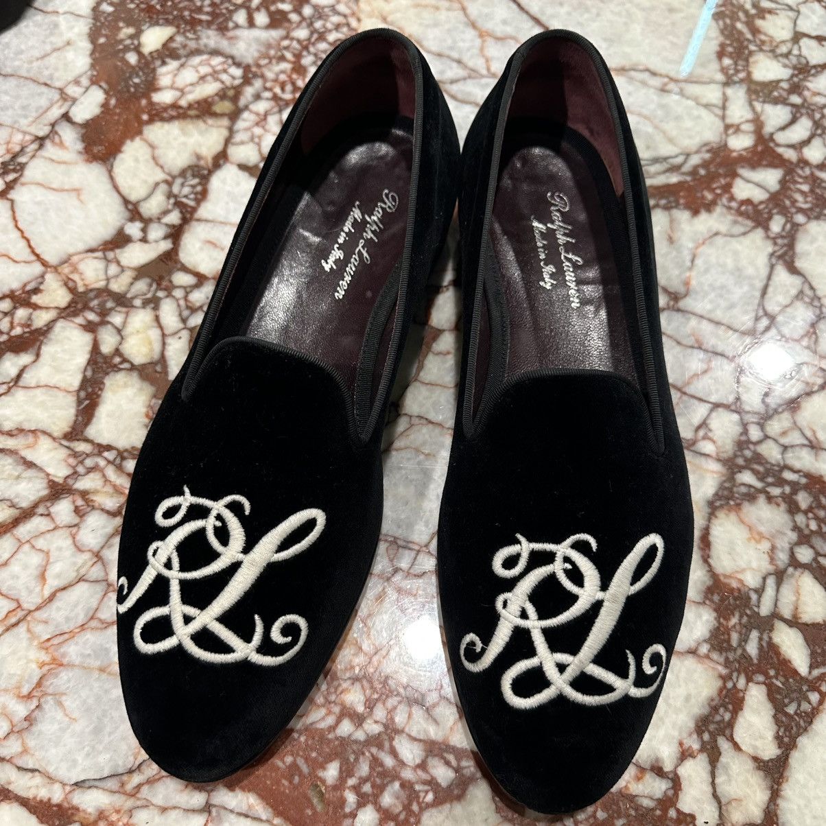 Ralph Lauren Ralph Lauren Collis Velvet Slipper Size US 8 / EU 41 - 1 Thumbnail