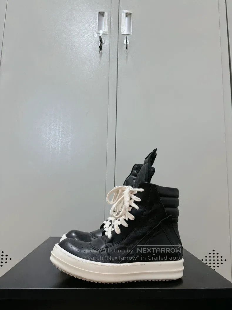 Rick Owens Rick Owens Pure Black Leather Inverted Triangle Size US 4.5 / IT 34.5 - 4 Thumbnail