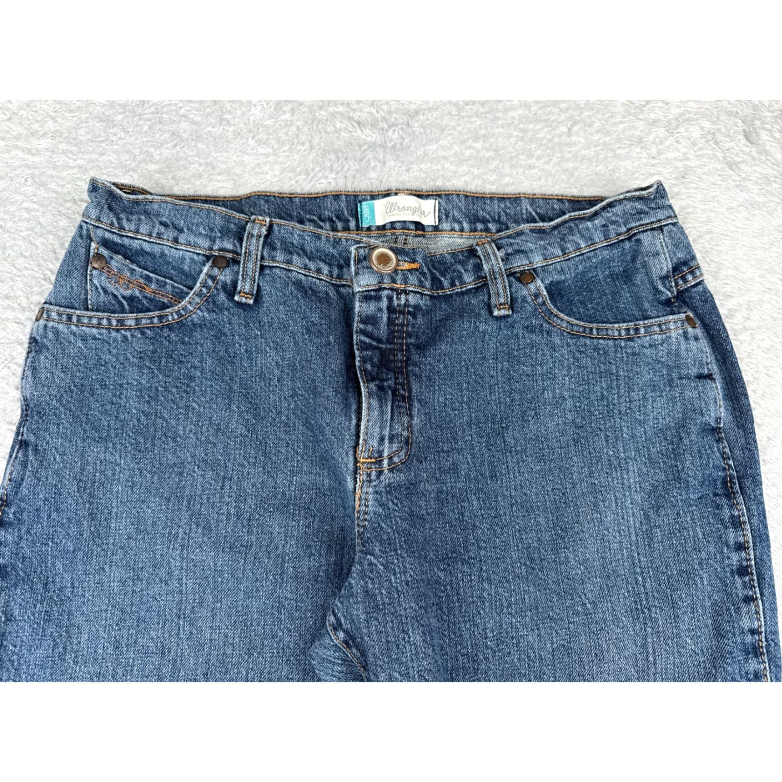 Wrangler VINTAGE Wrangler Jeans Juniors 11 Blue Denim Cowgirl Cut Cash Bootcut Mid Rise 32x32 Size 32" / US 10 / IT 46 - 4 Thumbnail