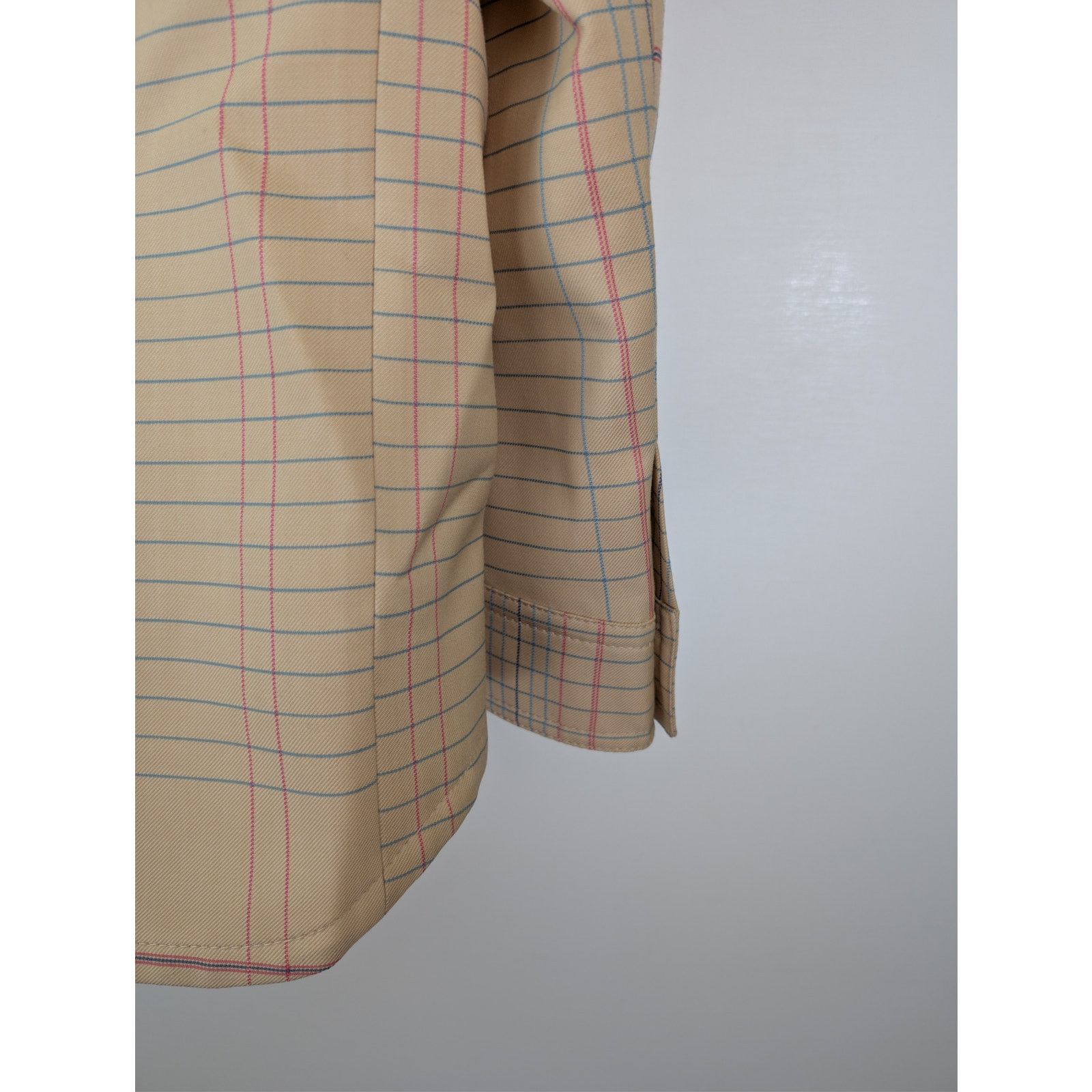 Bottega Veneta o1rshd1 Notebook Wool Twill Jacket in Beige / Pink / Blue 52 Size US L / EU 52-54 / 3 - 14 Thumbnail
