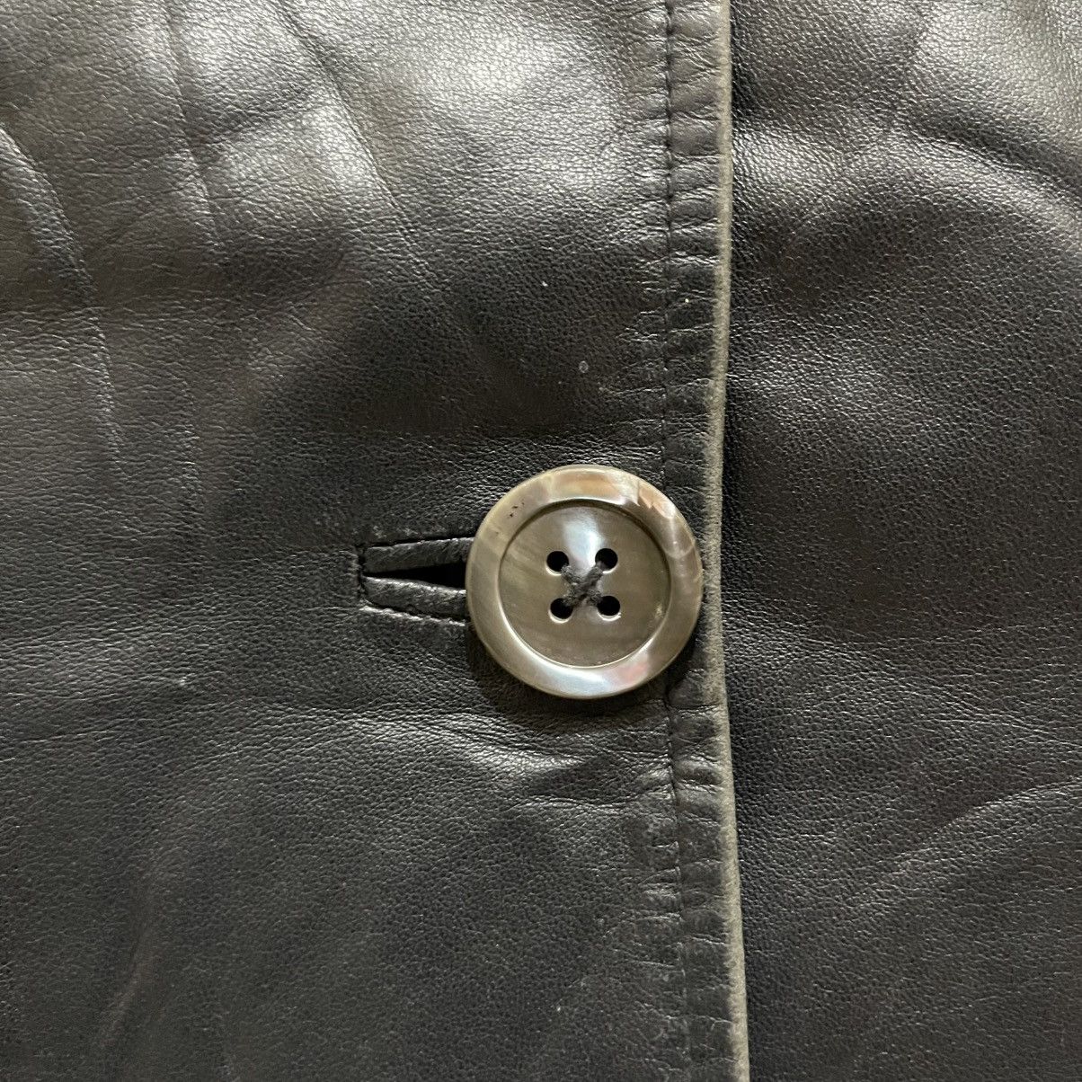 Coach COACH Leatherware Genuine Leather Button Jacket Size S / US 4 / IT 40 - 16 Thumbnail