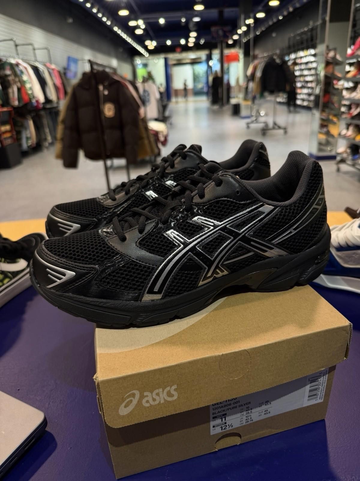 Asics ASICS Gel-1130 Black Pure Silver Men’s (11) 1201A906-001 NEW Size US 11 / EU 44 - 2 Thumbnail