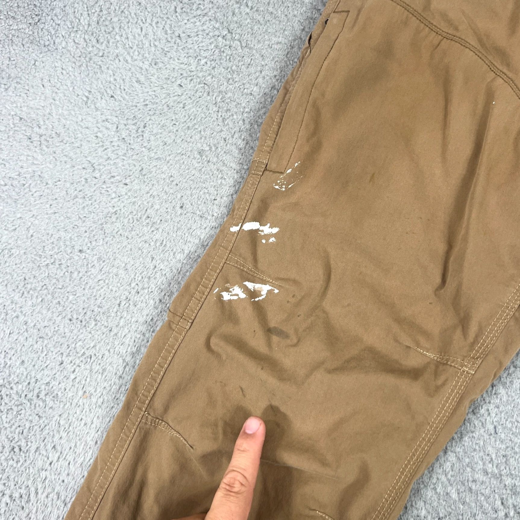 Vintage KUHL Konfidant Air Hiking Pants Mens 36x32 Beige Regular Fit Comfort Pockets Size US 36 / EU 52 - 2 Thumbnail