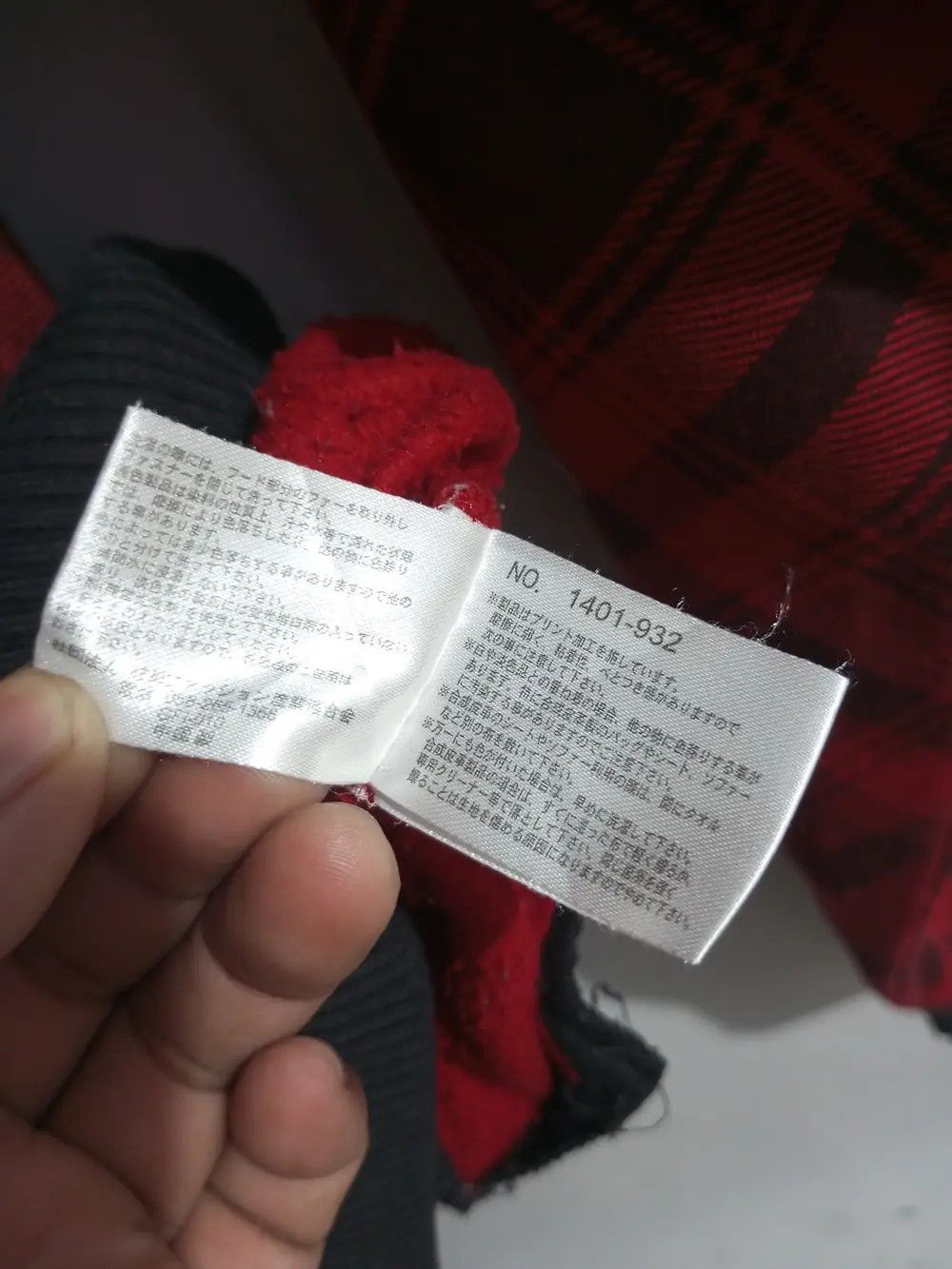 If Six Was Nine × Japanese Brand × Le Grande Bleu (L.G.B.) Vintage g-Dept tartan spellout fur hoodies Size US M / EU 48-50 / 2 - 16 Thumbnail