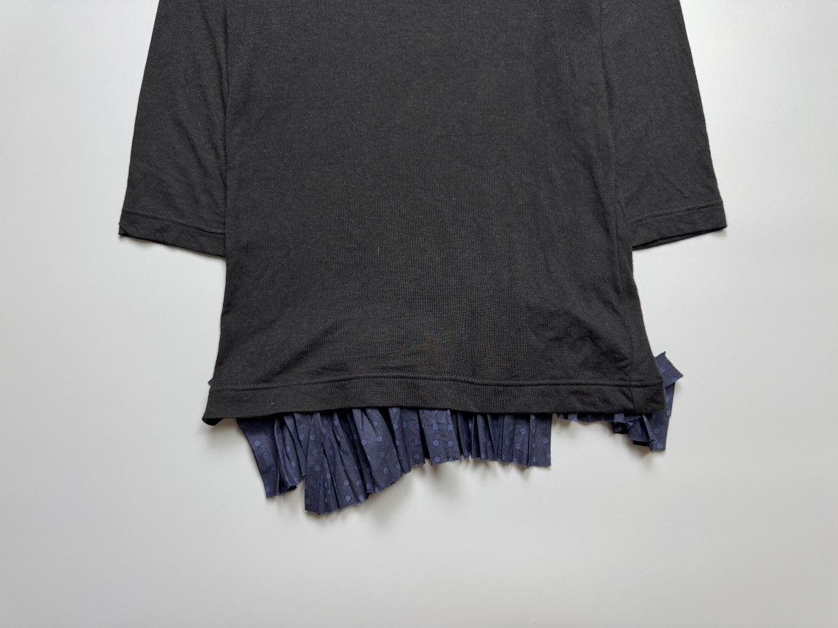 Y's Y’s By Yohji Yamamoto - Pleated Back 3/4 Sleeve Blouse Size XS / US 0-2 / IT 36-38 - 4 Thumbnail