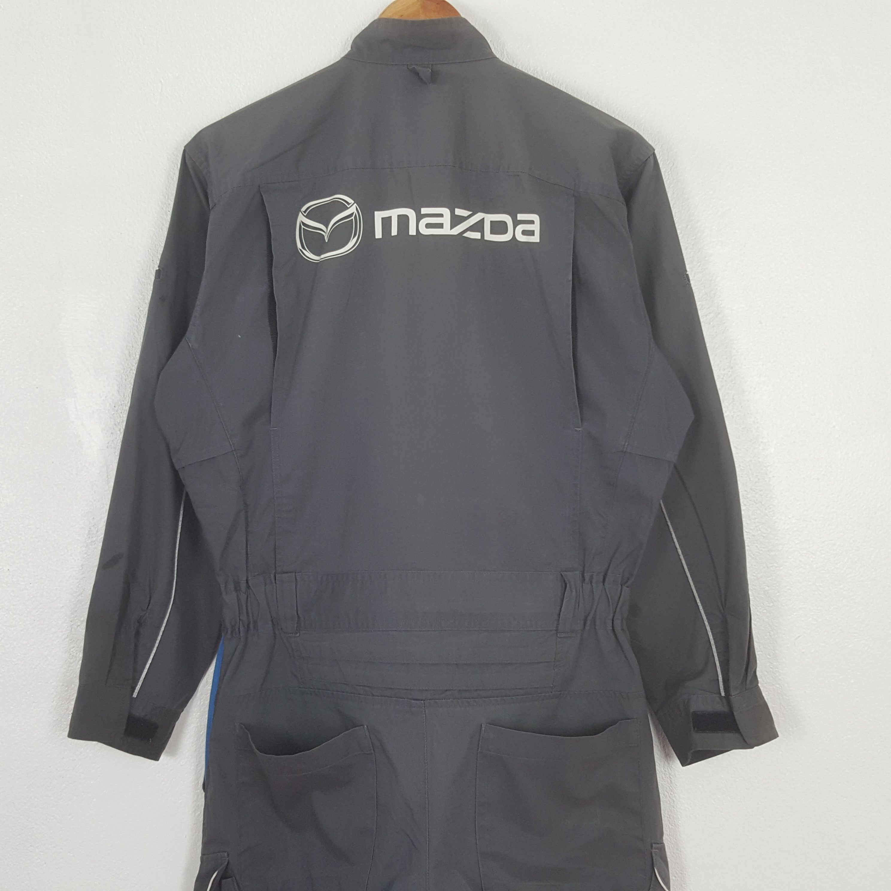 Vintage Vintage Mazda American Racing Coverall Jacket C304N10 Size US M / EU 48-50 / 2 - 2 Thumbnail