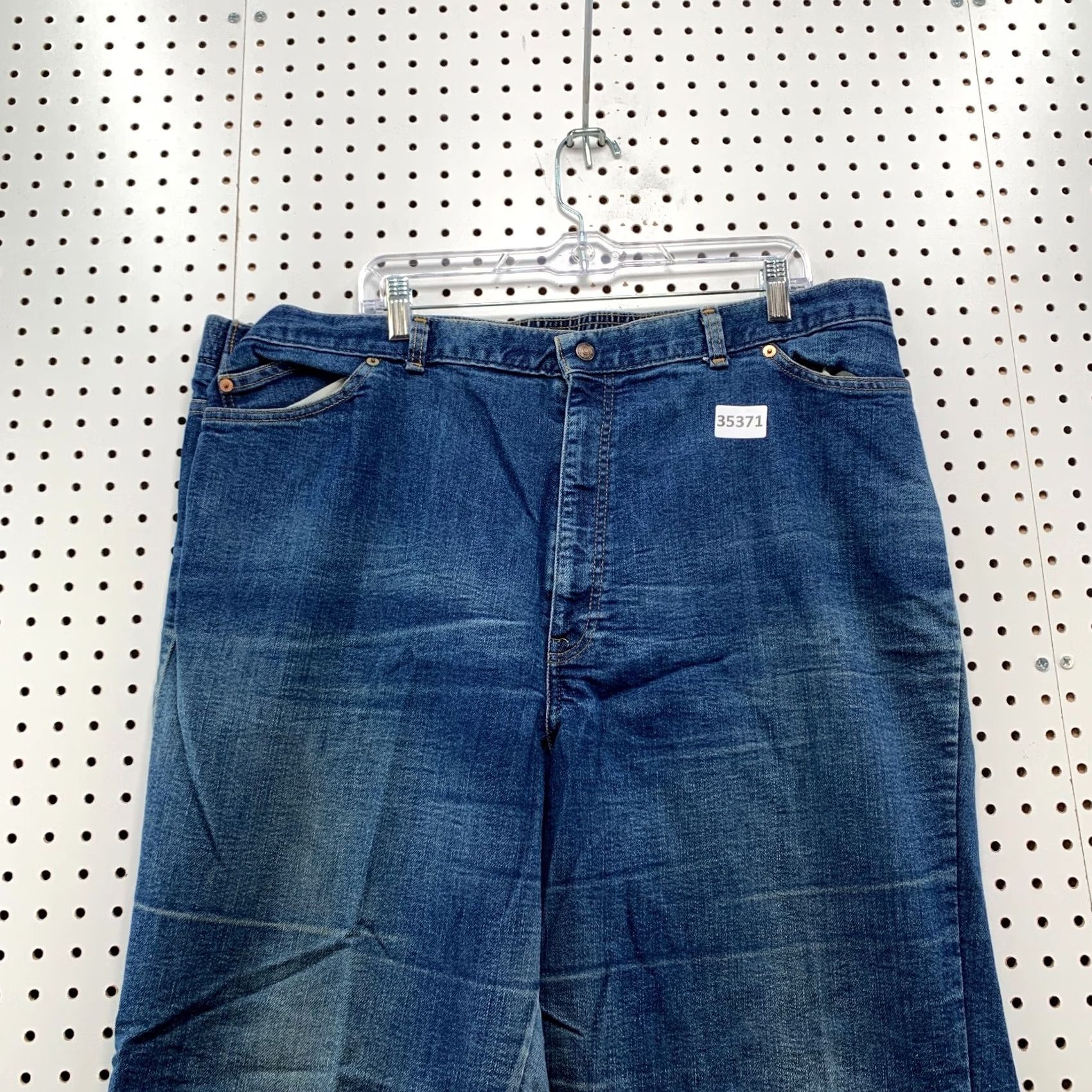 Levi's VINTAGE Levi's Jeans Men 42x31.5 Blue Denim Elastic Waist Orange Tab 29381 9116 Straight Modern Keywords Size US 42 / EU 58 - 5 Thumbnail