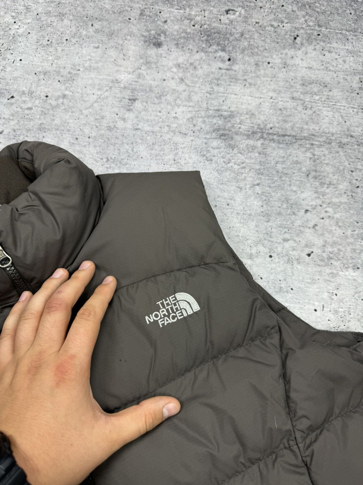 The North Face × Vintage Vintage Y2K The North Face 700 Down Brown Puffer Vest Jacket Size L / US 10 / IT 46 - 9 Thumbnail