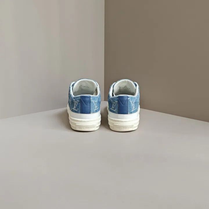 Louis Vuitton Louis Vuitton Stellar Low Denim Sneakers for Women -2508 Size US 6 / IT 36 - 3 Thumbnail