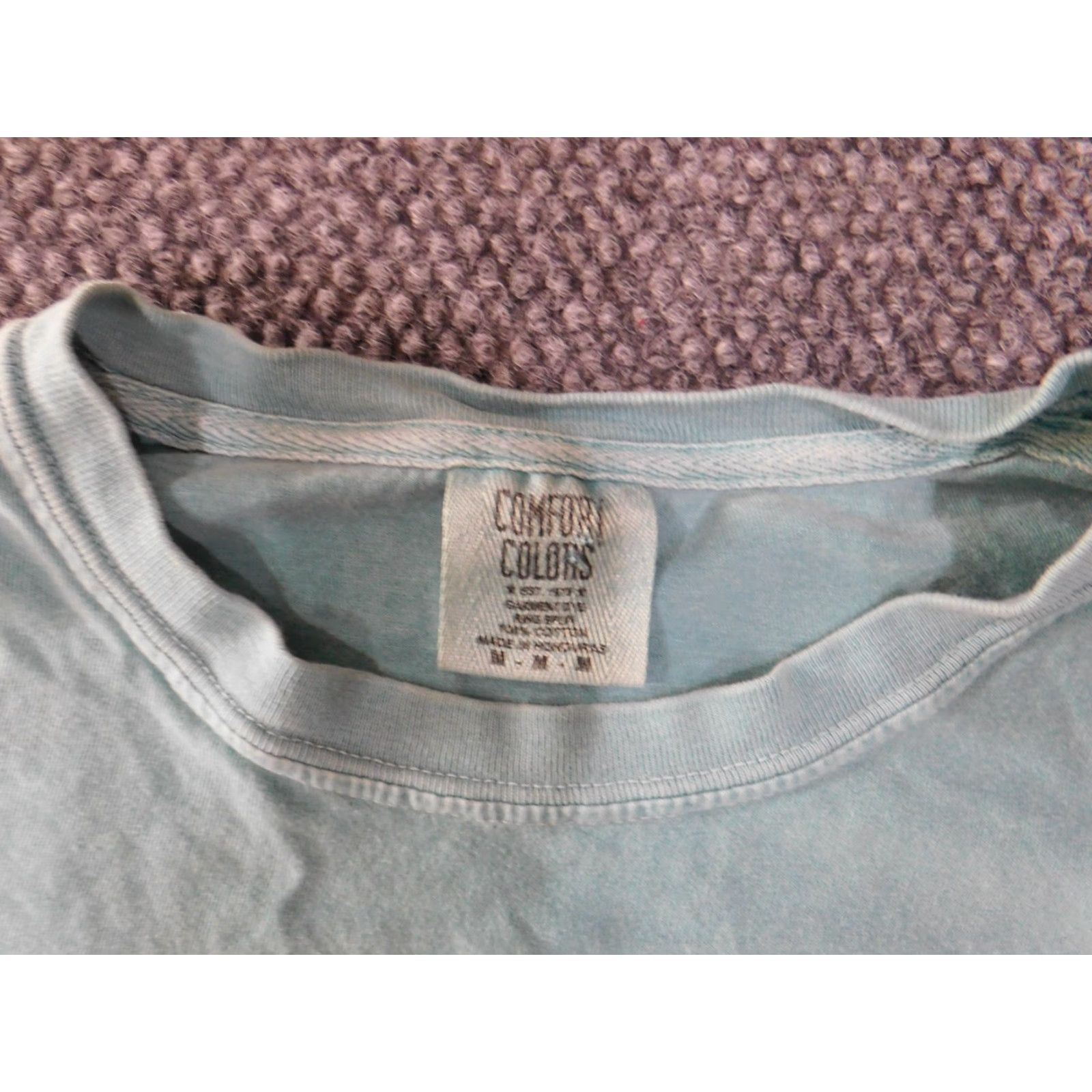 Comfort Colors Comfort Colors T-Shirt Mens Blue Delta Zeta Hamburgers Medium Regular Cotton Short Sleeve Crew Neck Logo Size US M / EU 48-50 / 2 - 5 Thumbnail
