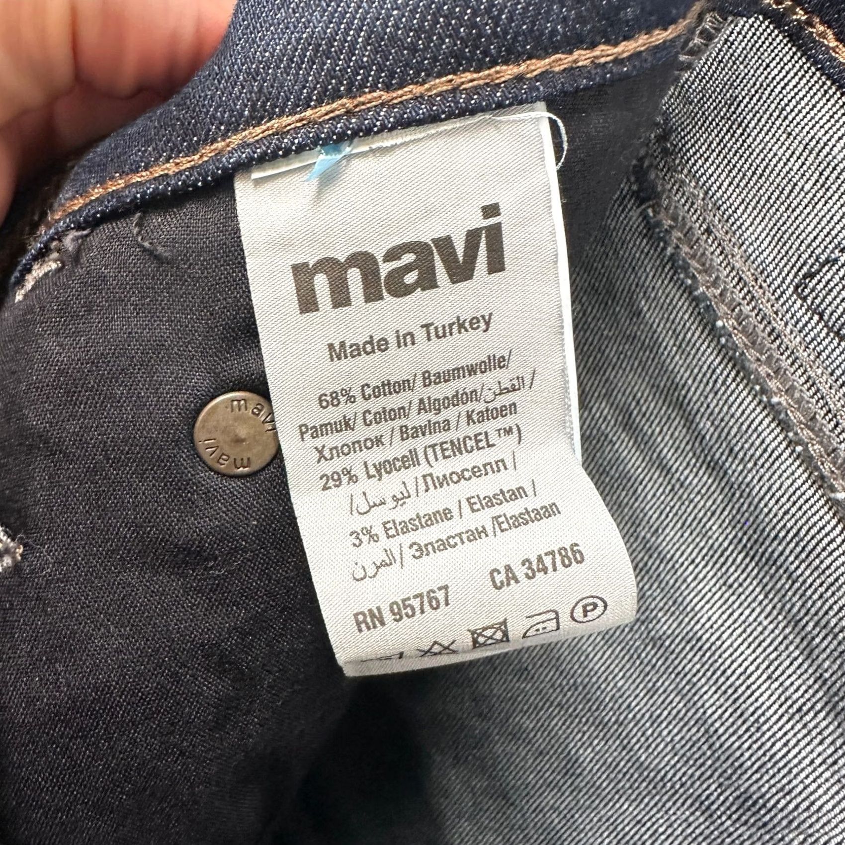 Mavi Mavi Zack Jeans Mens 29X32 Blue Distressed Straight Stretch 5 Pocket Denim NEW Size US 29 - 7 Thumbnail