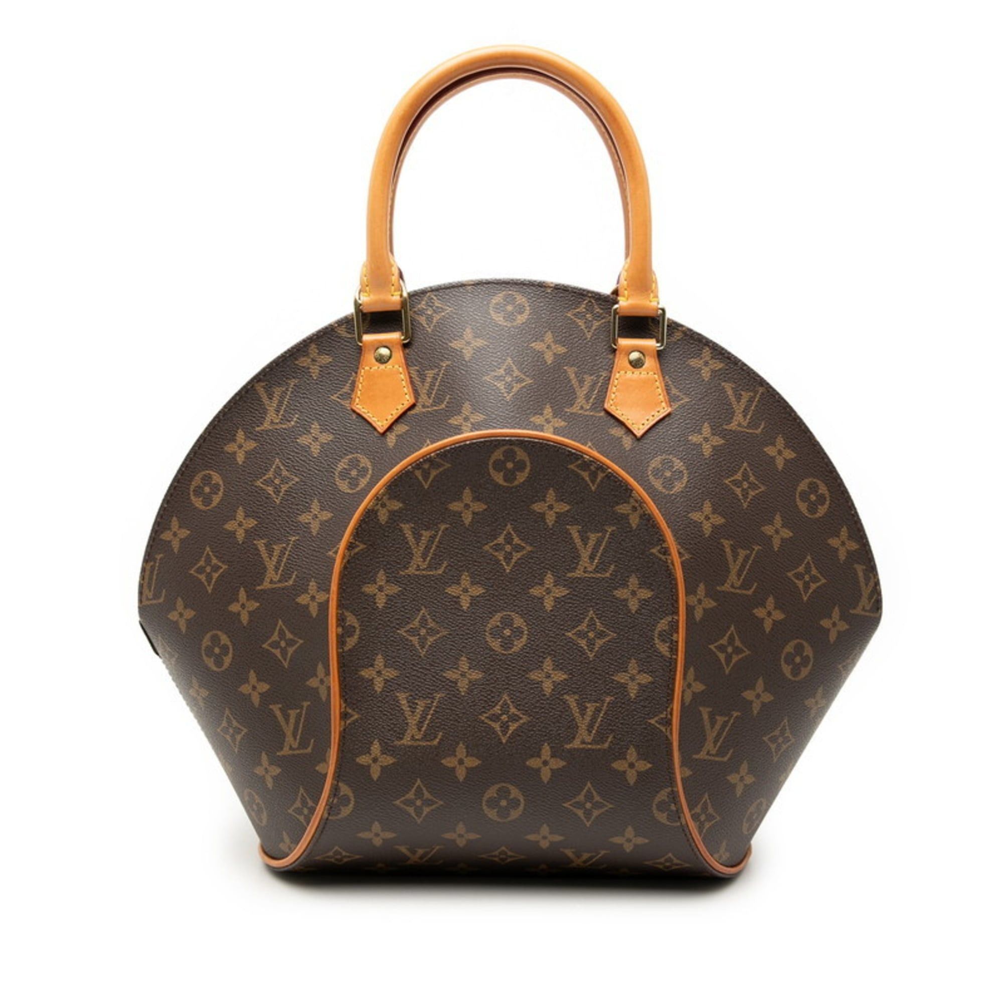 Louis Vuitton Louis Vuitton Monogram Ellipse MM Handbag M51126 Brown Leather Women's LOUIS VUITTON Size ONE SIZE - 1 Thumbnail
