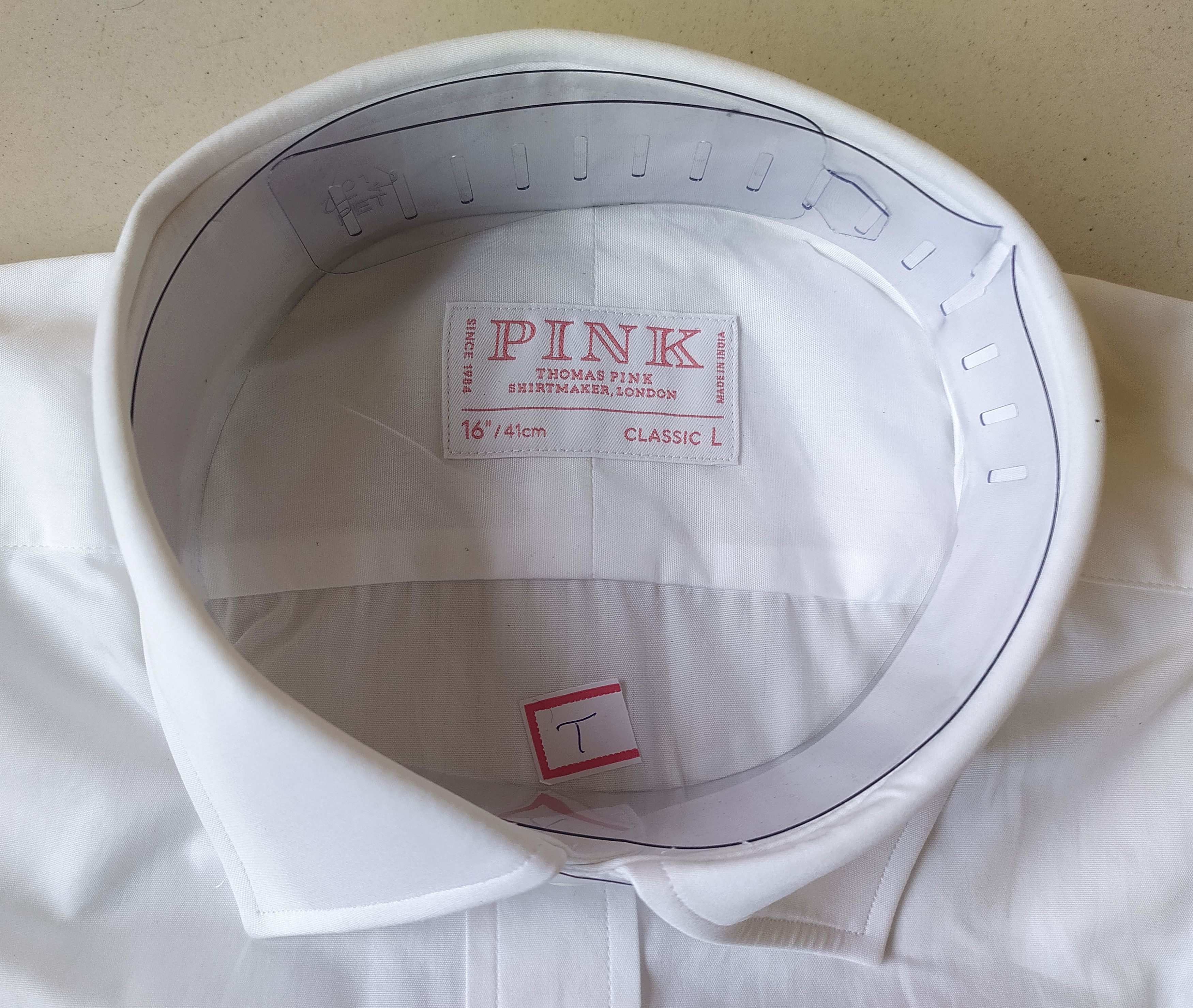 Thomas Pink Thomas Pink Formal Poplin Shirt Free Shipping T/73 Size US L / EU 52-54 / 3 - 4 Thumbnail