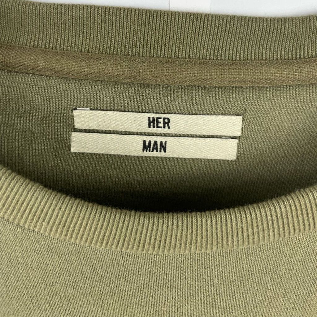 Other Herman Market Olive Sweatshirt (Like Ambush) Size 1 (LGBTQ) Size US L / EU 52-54 / 3 - 4 Thumbnail