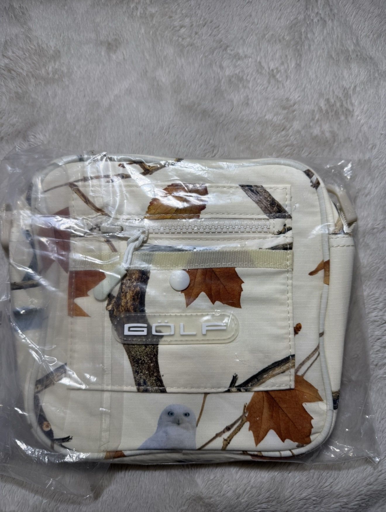 Golf Wang Golf Wang Flame Embossed Duffle Bag Brown Leather | Grailed