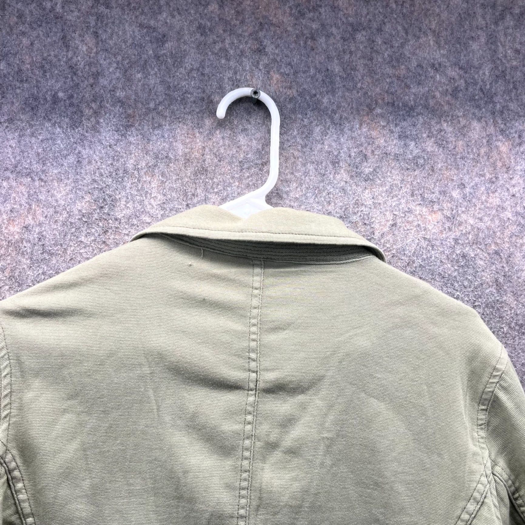 Tommy Hilfiger Tommy Hilfiger Jacket Women Large Military Field Olive Green Pockets Canvas Size L / US 10 / IT 46 - 3 Thumbnail