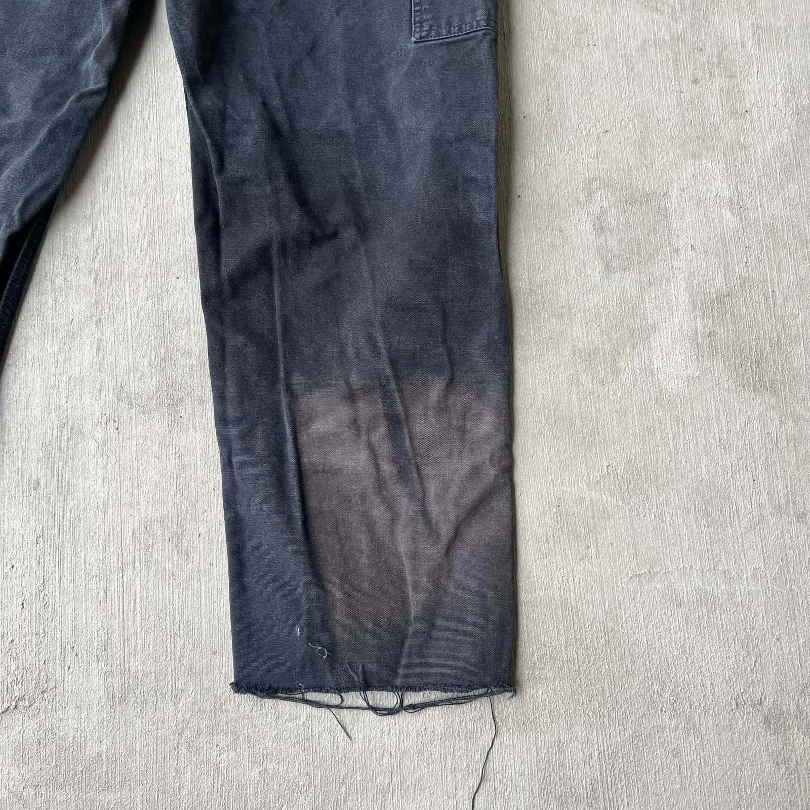 Carhartt × Vintage Carhartt faded black double knee work wear carpenter pants Size US 34 / EU 50 - 10 Thumbnail