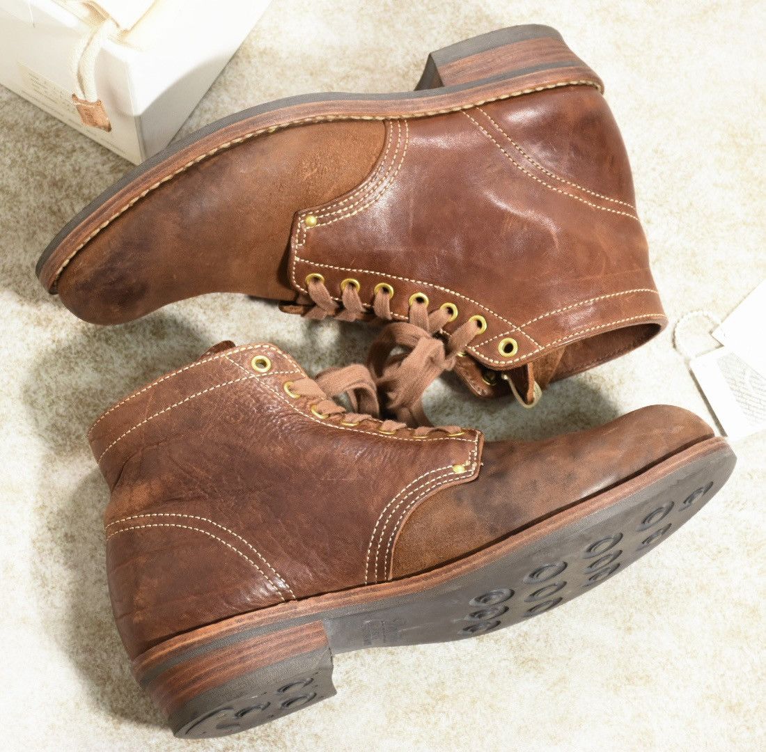 Visvim Visvim 19ss Brigadier Boots Folk（horsehdie），M10.5 Brown Size US 10.5 / EU 43-44 - 10 Thumbnail