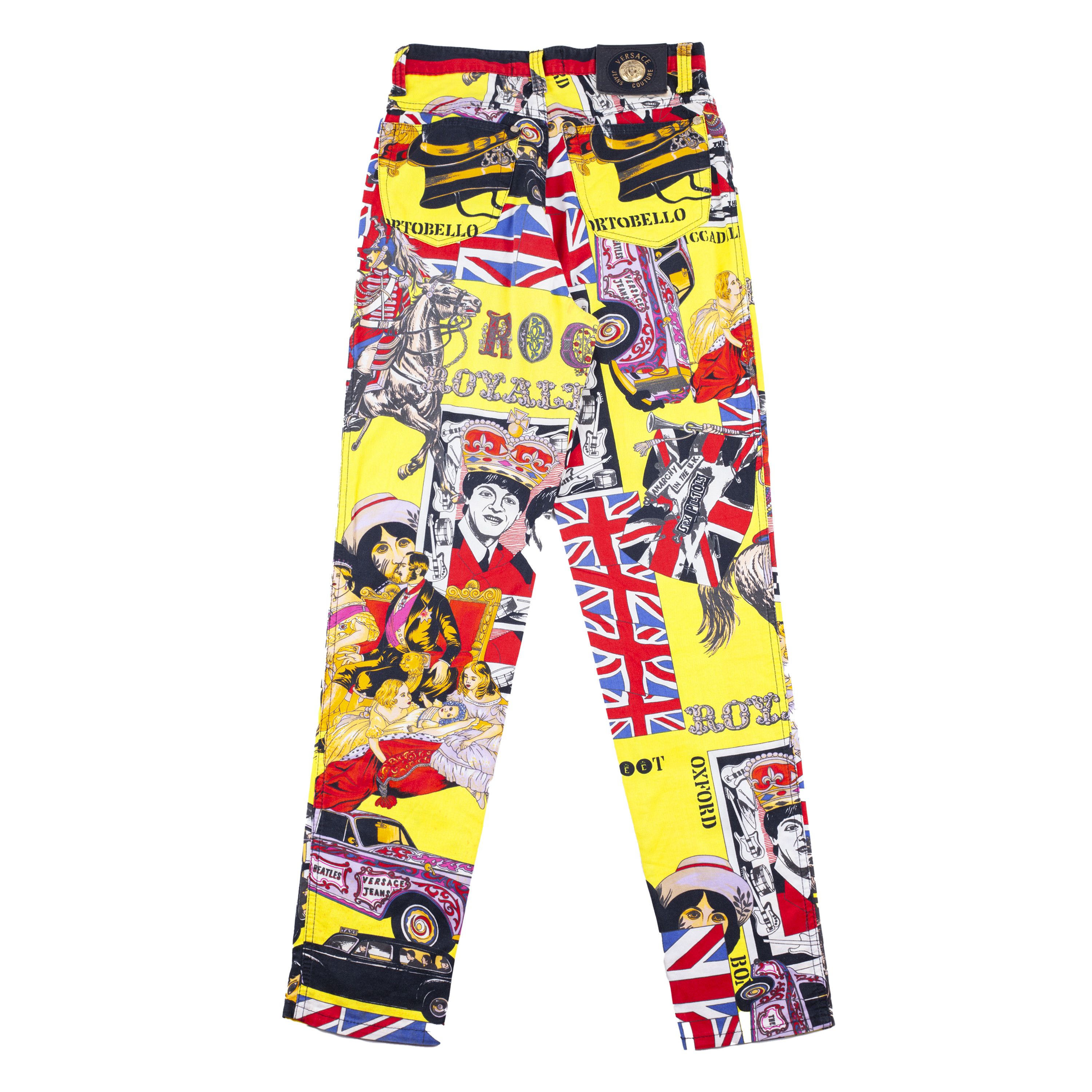 Versace Jeans Couture Gianni Versace Jeans Couture Beatles Sex Pistols Pants (M) Size 30" / US 8 / IT 44 - 5 Thumbnail