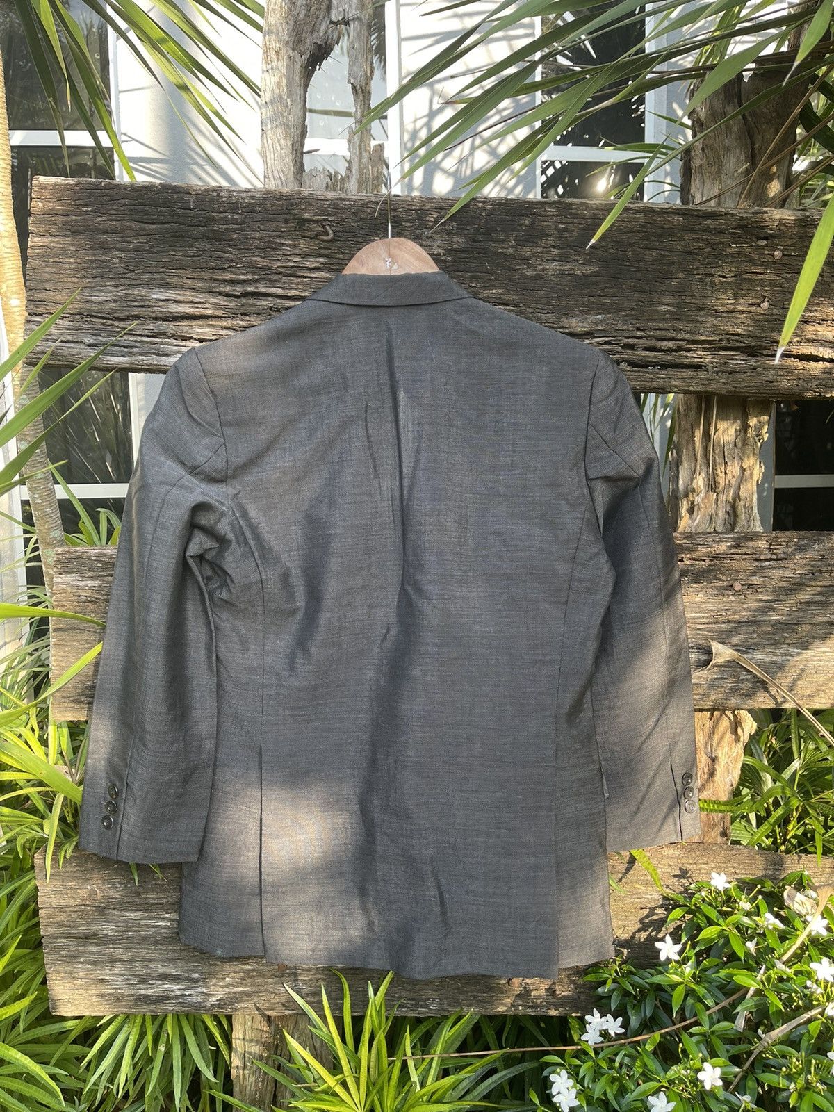 Lancel Vintage Lancel Paris Gray Wool Blazer Jacket Size US M / EU 48-50 / 2 - 7 Thumbnail
