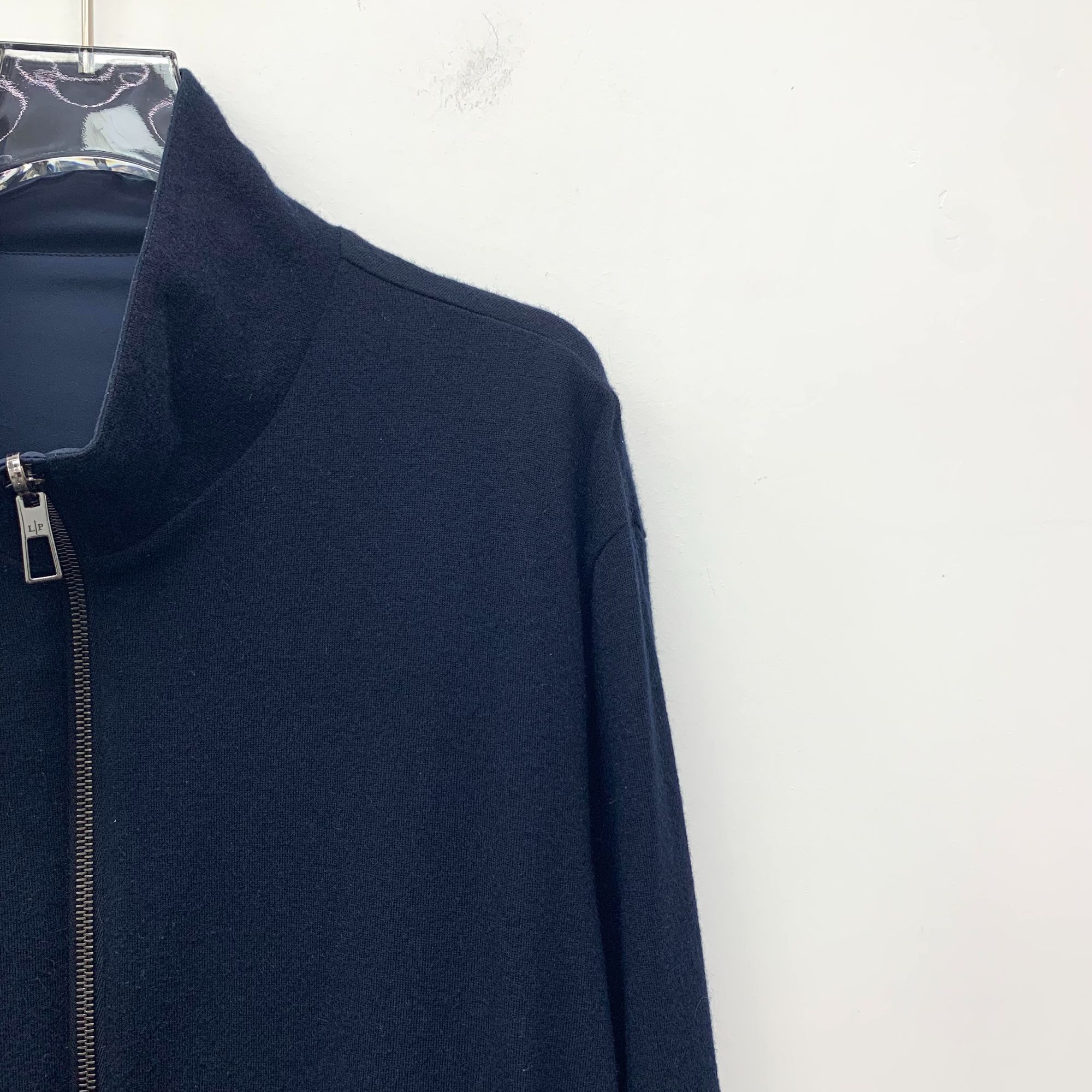 Loro Piana Loro Piana Mens Windmate Bomber Jacket Double-Sided Navy Blu Size US L / EU 52-54 / 3 - 5 Thumbnail
