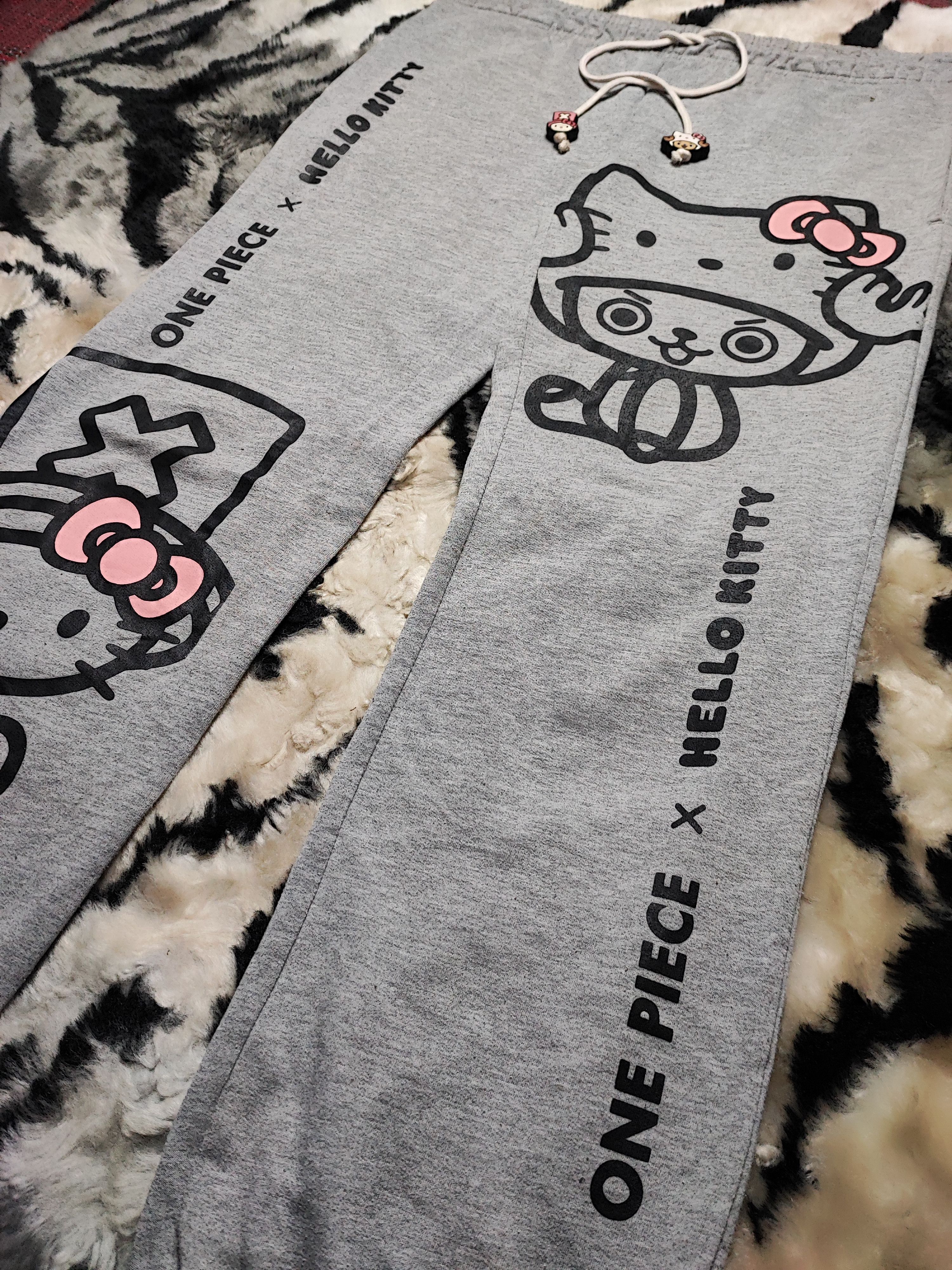Anime × One Piece ONE PIECE X HELLO KITTY JOGGER SWEATPANTS Size US 33 - 9 Thumbnail