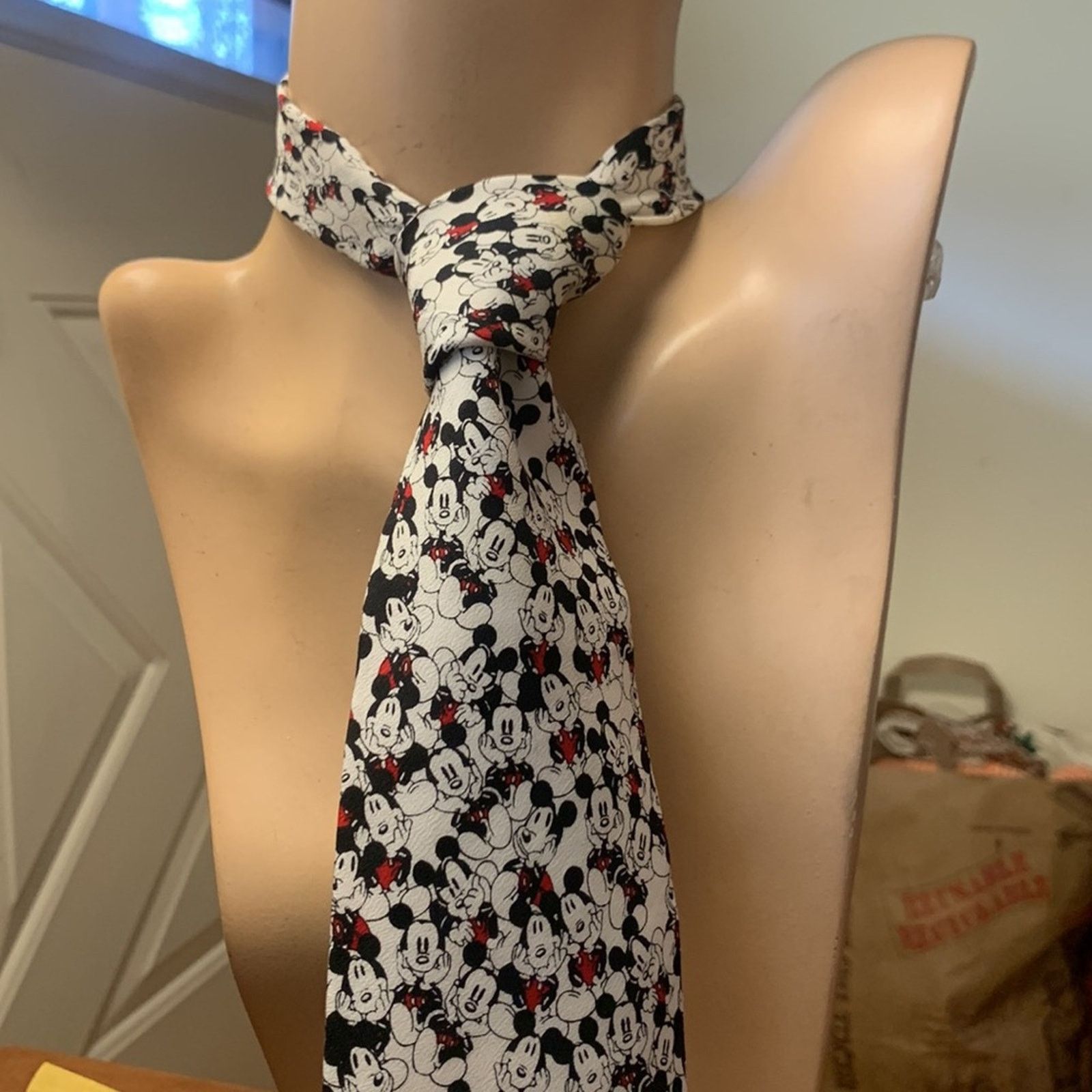 Disney Disney Mickey Mouse silk necktie by Balancine Inc. Size ONE SIZE - 3 Thumbnail