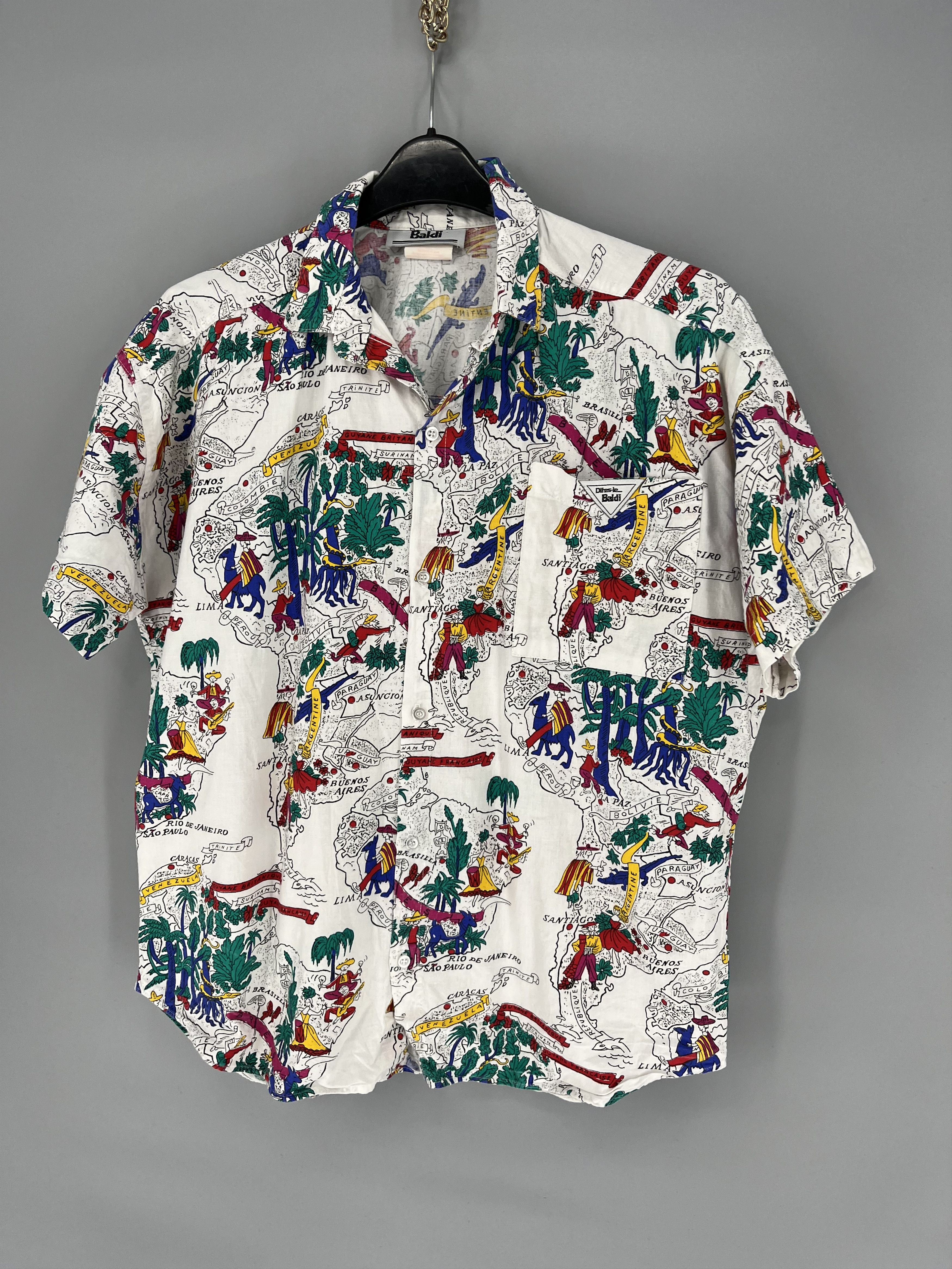 Other Mens Vintage Crazy Shirt BALI Indonesia Hawaiian Size L Size US L / EU 52-54 / 3 - 4 Thumbnail
