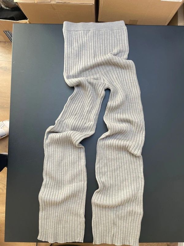 Joseph Joseph Flair Pants Heavy Merinos – Oatmeal Wool, Size M Size 27" / US 4 / IT 40 - 4 Thumbnail