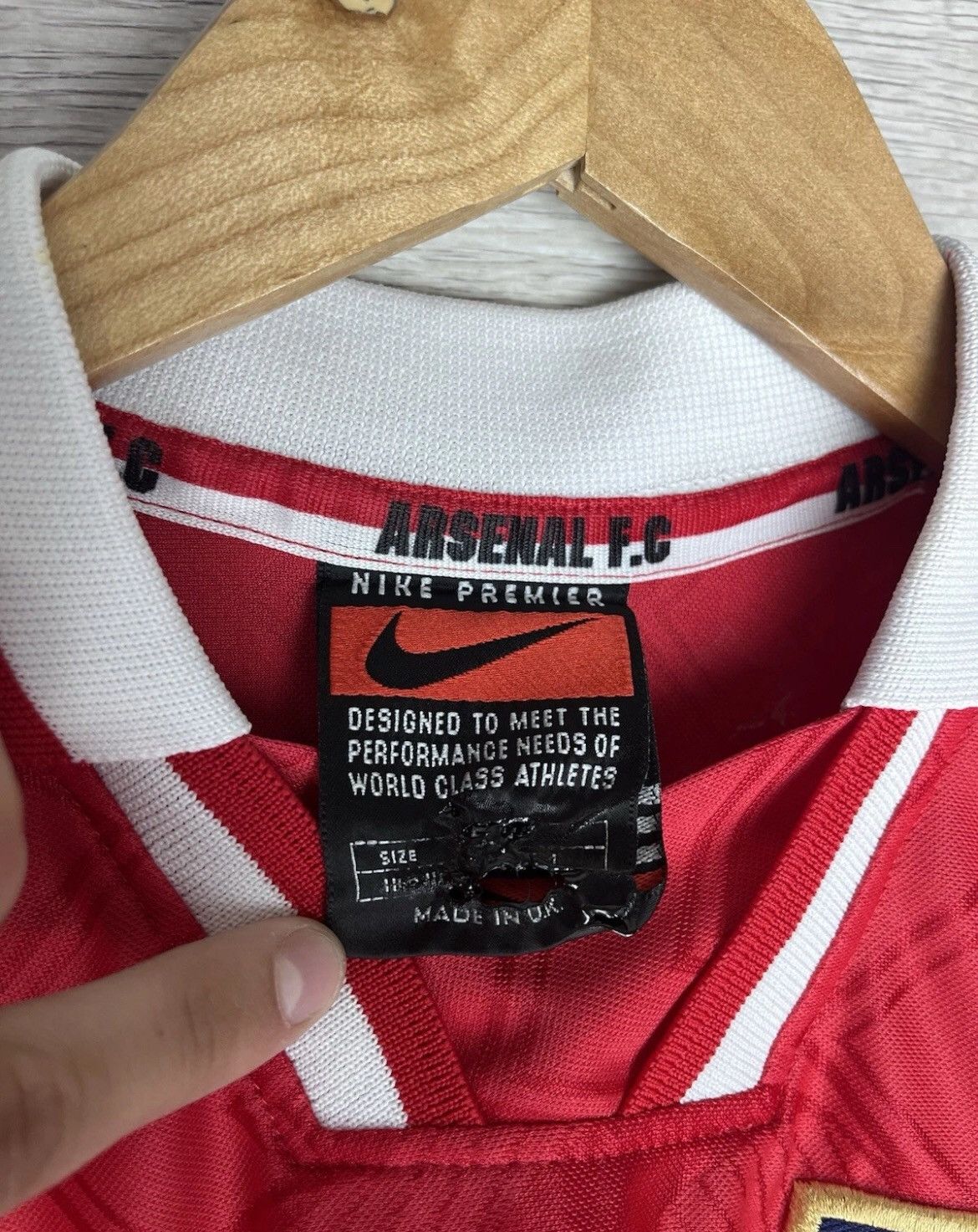 Nike Vintage soccer jersey Nike Premier Arsenal #8 Boyle Size US S / EU 44-46 / 1 - 9 Thumbnail