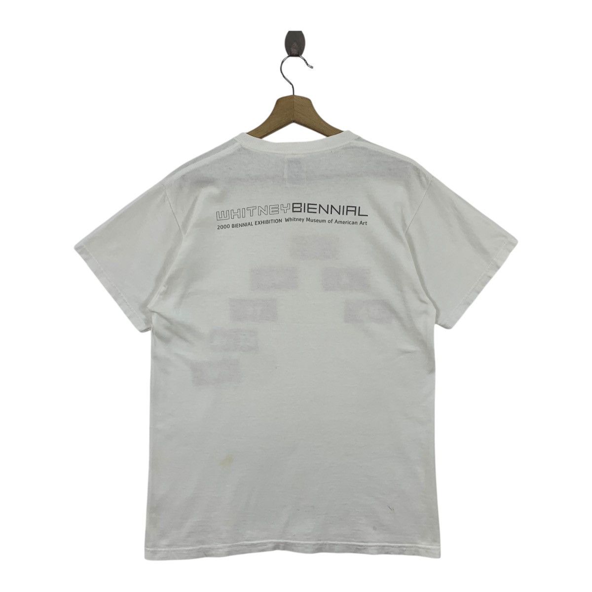 Vintage Vintage WHITNEY BIENNIAL museum of american art tee Size US M / EU 48-50 / 2 - 4 Thumbnail