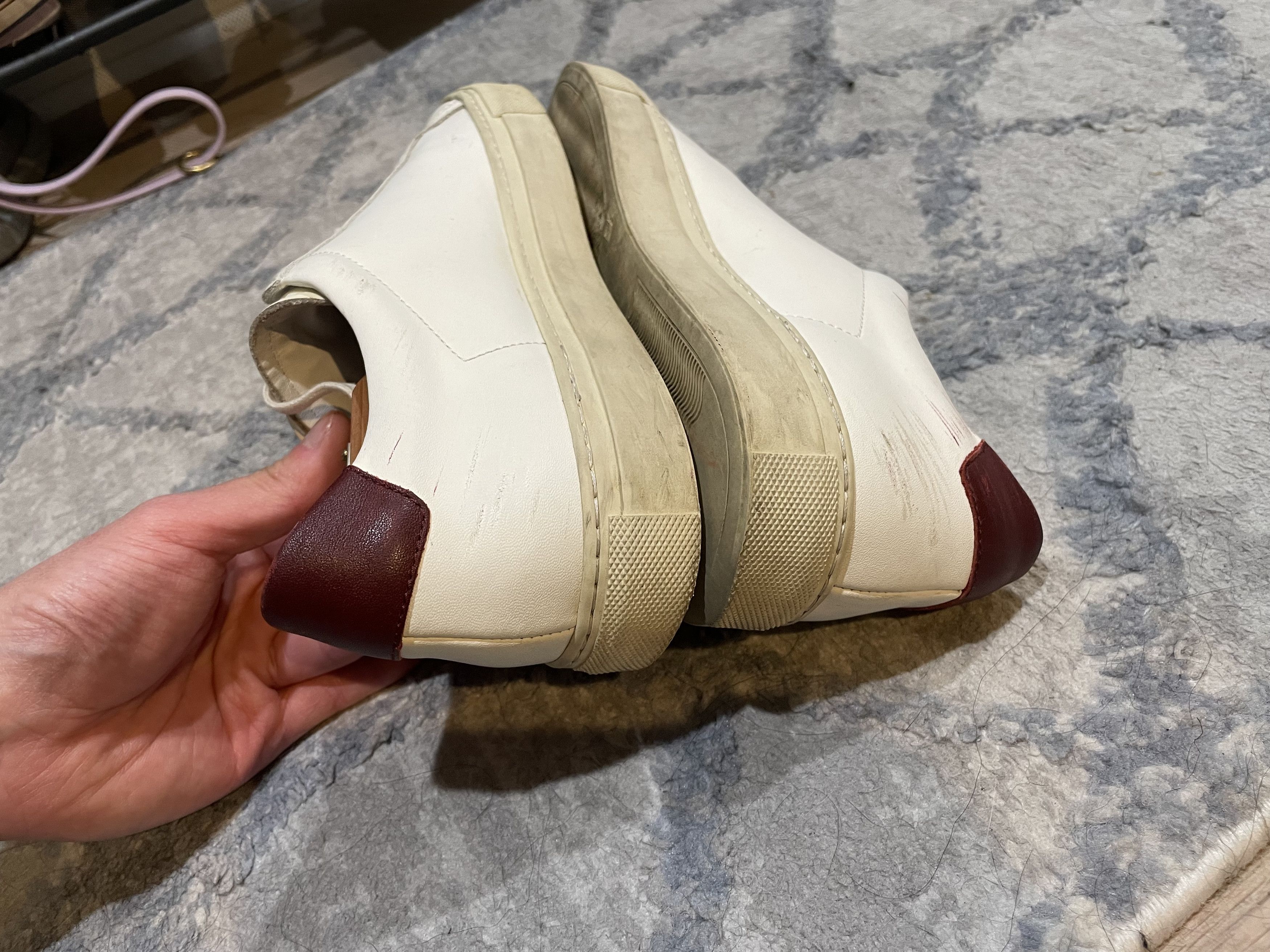 Common Projects Common Projects Achilles Retro Low White Red Size US 8 / EU 41 - 3 Thumbnail