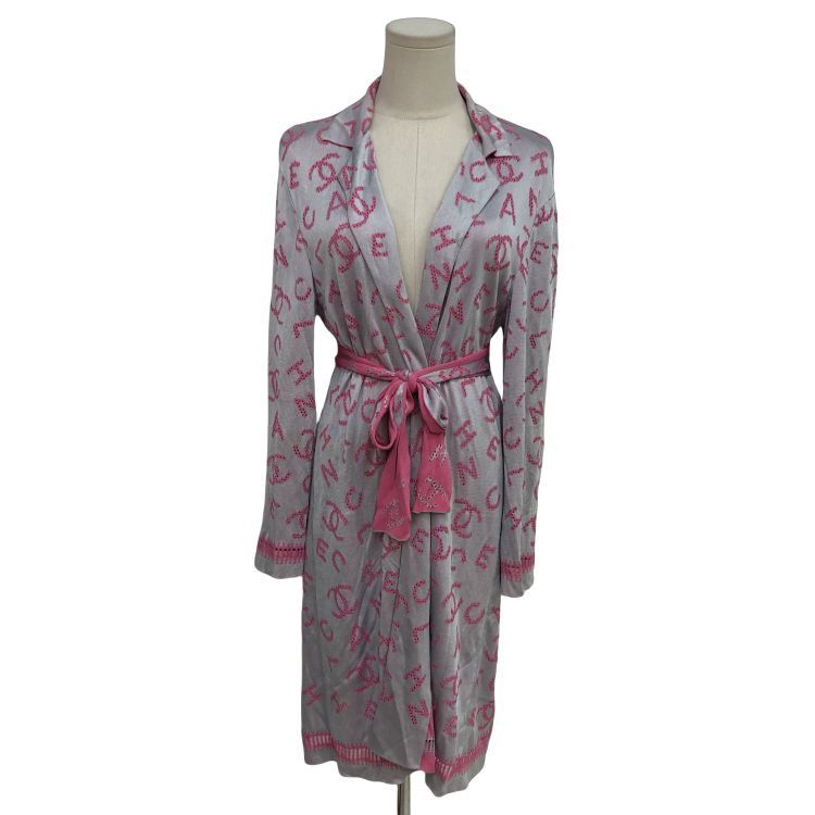 Chanel Chanel Logo Pattern Knit Midi Dress Size 36 Size XS / US 0-2 / IT 36-38 - 1 Thumbnail
