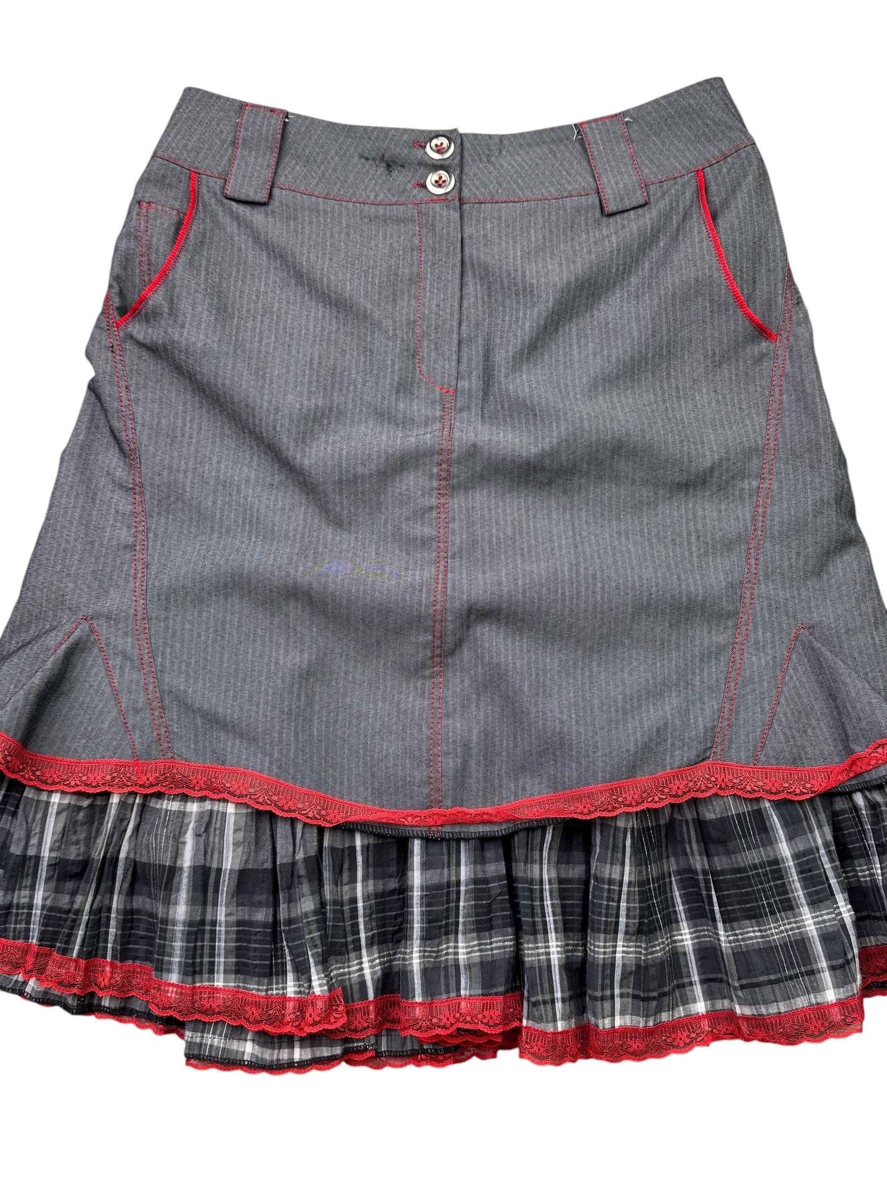 Japanese Brand Vintage Midi Skirt W179(V9) Size 27" / US 4 / IT 40 - 2 Thumbnail