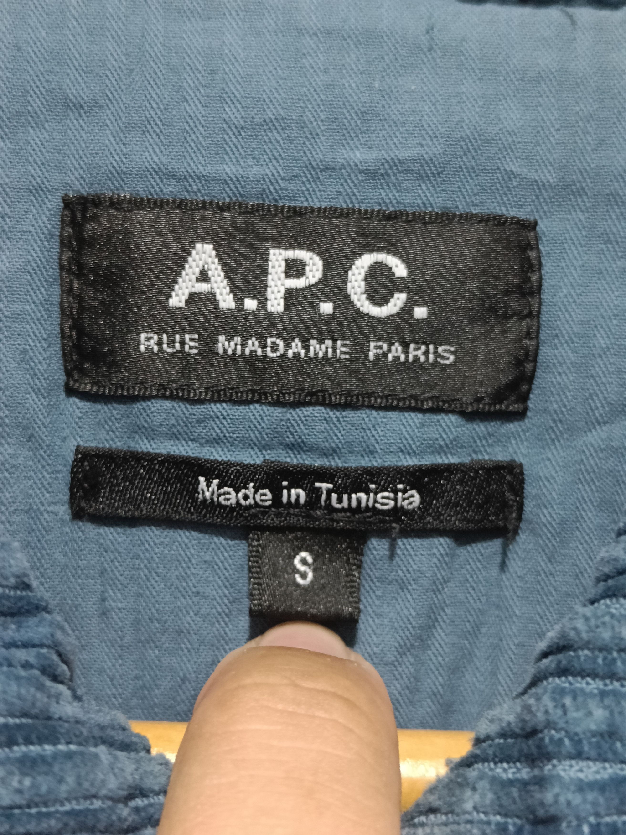 A.P.C. A.P.C Alex Cotton-Corduroy Overshirt Size US S / EU 44-46 / 1 - 4 Thumbnail