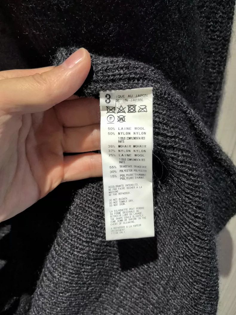 Yohji Yamamoto Yohji Yamamoto 17aw Fake Two-Piece Knitted Cardigan sweater Size US L / EU 52-54 / 3 - 8 Thumbnail