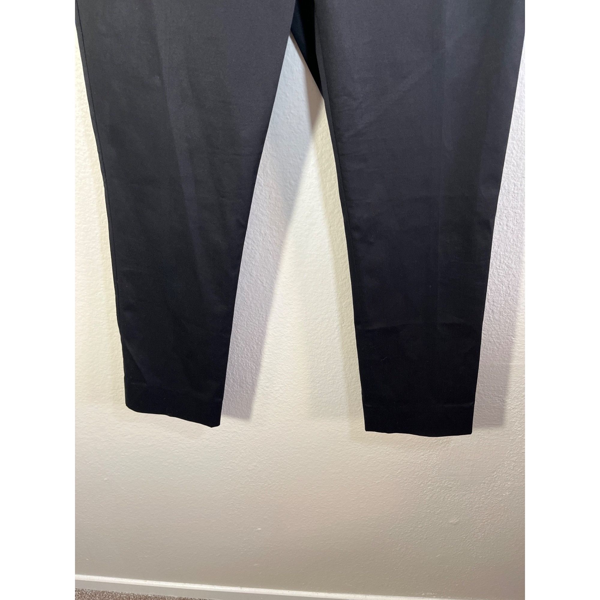Miu Miu Miu Miu Black Slim Fit Cropped Dress Pants Size 38 Size 30" / US 8 / IT 44 - 3 Thumbnail